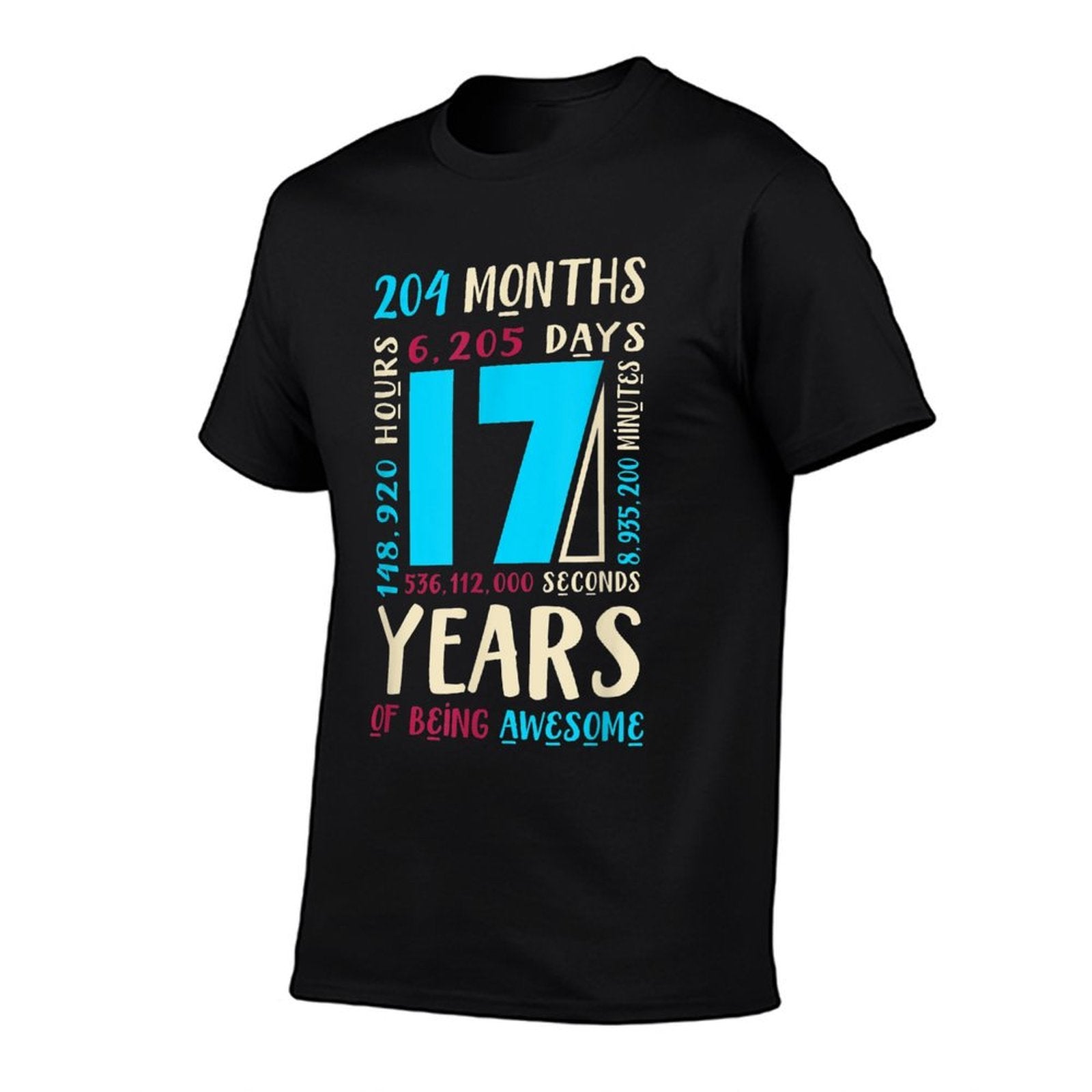 17th Birthday for Son Nephew Gift for 17 Year Old Boys  Easy-care T-Shirt