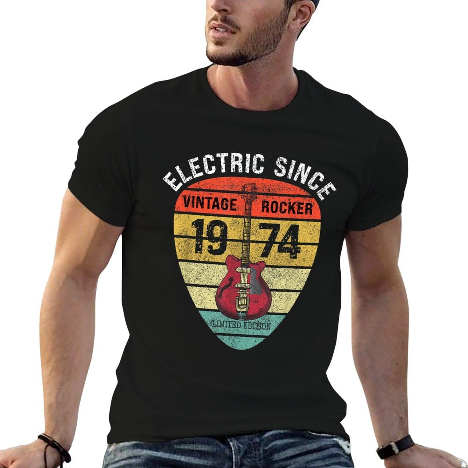 50 Years Old 1974 Limited Edition Vintage 50th Birthday  Summer-ready Fabric T-Shirt