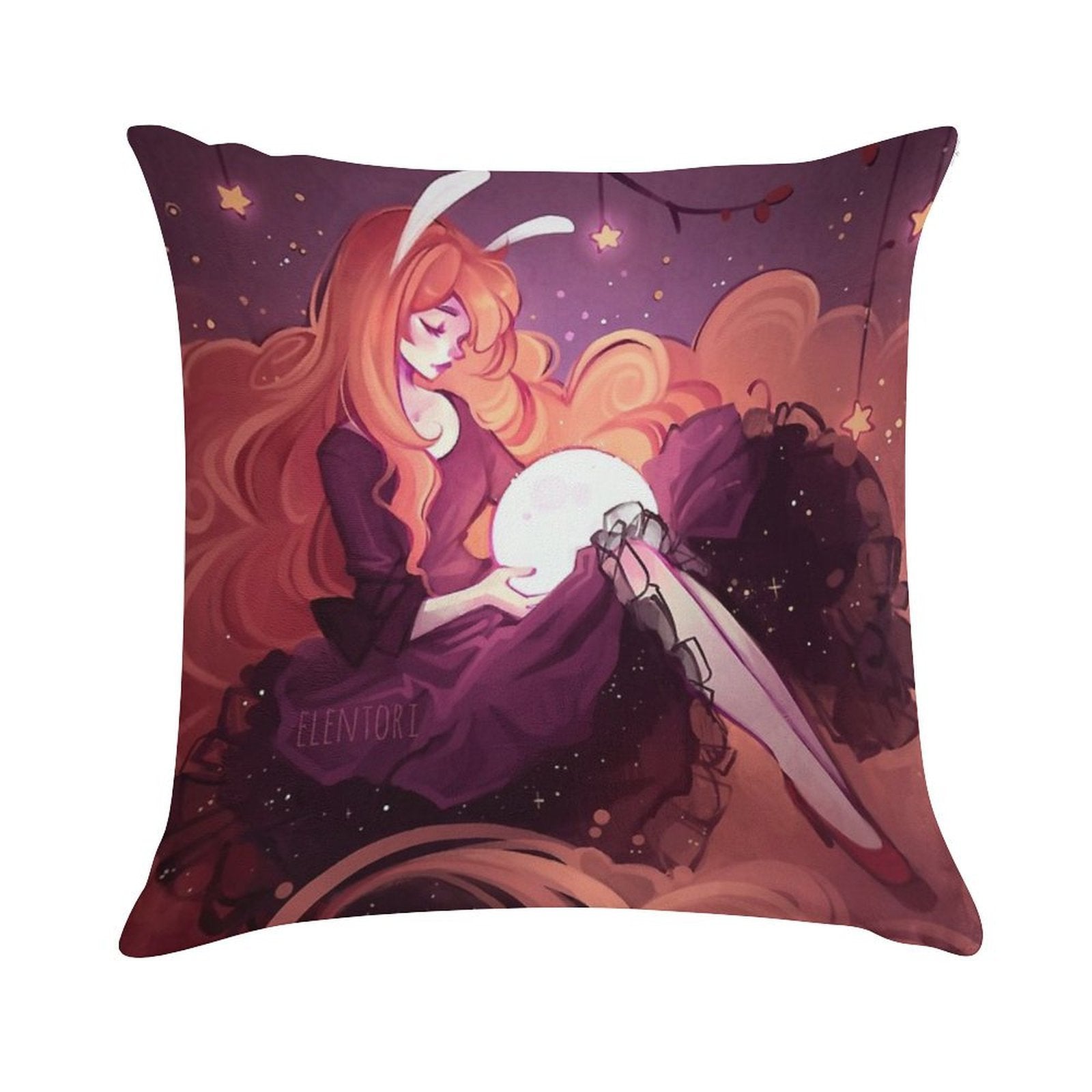 Alena Soft Short Plush Fabric Throw Pillow