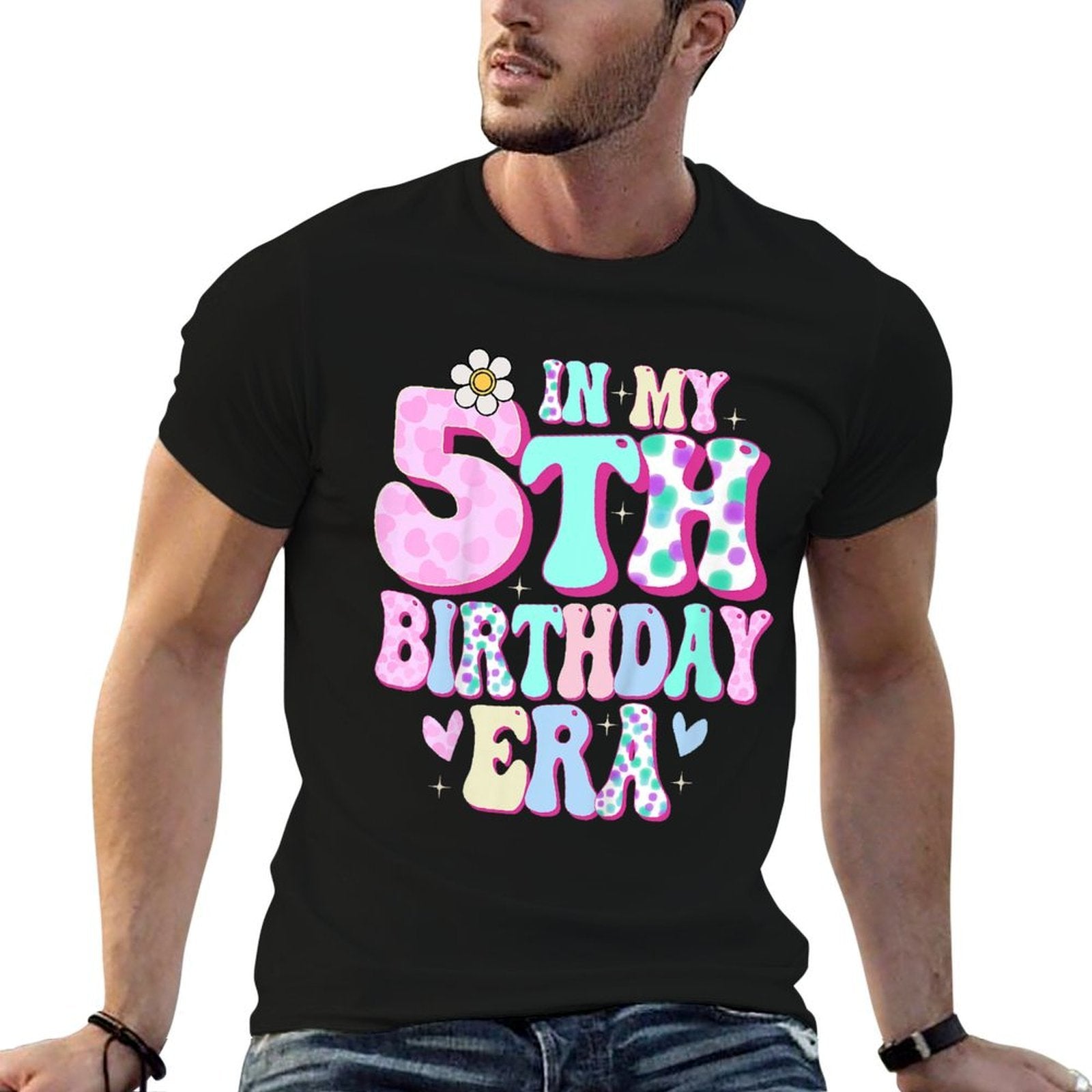 In My 5th Birthday Era Girl Gifts Five Bday 5 Year Old  Classic T-Shirt