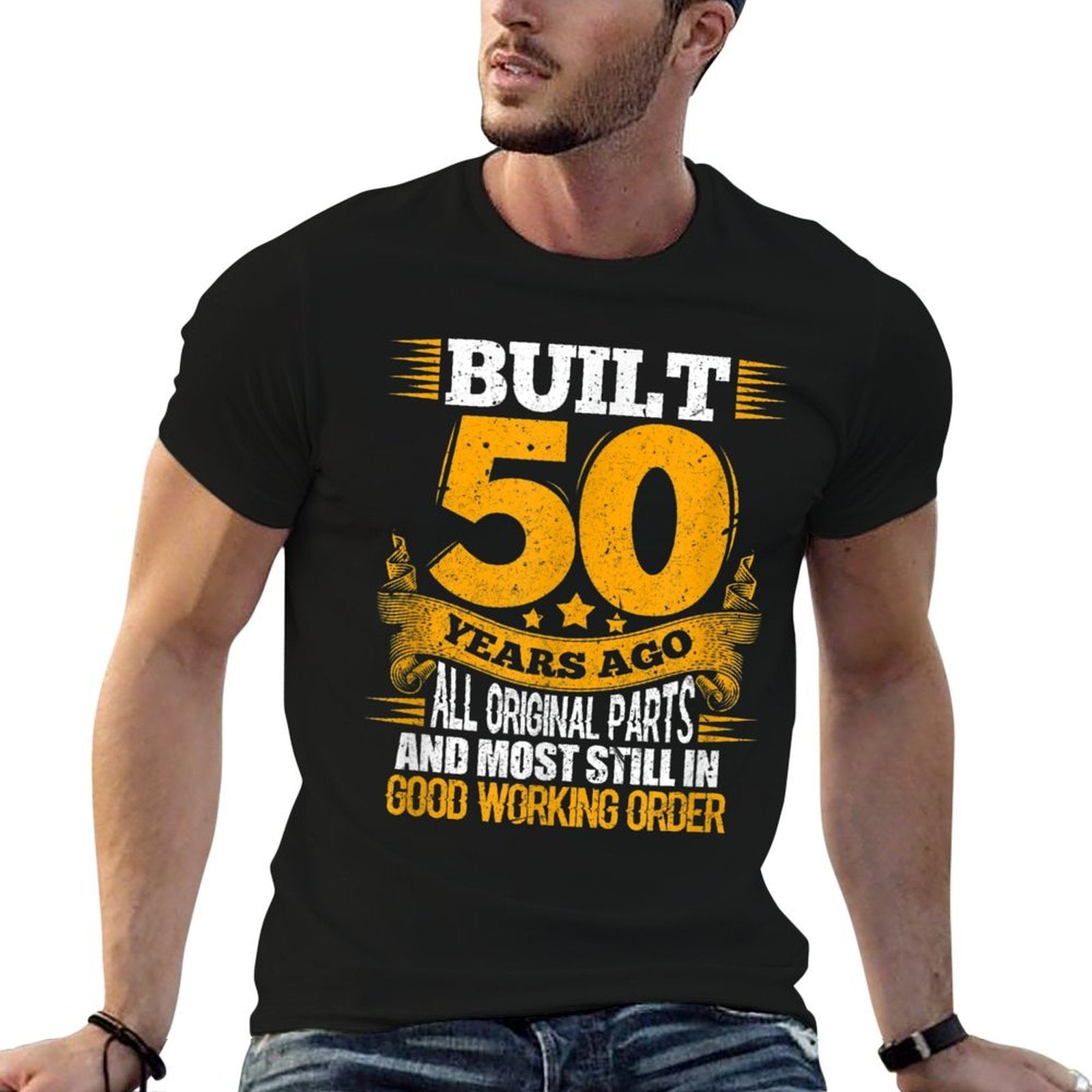 50th Birthday Party Tshirt for A 50 Year Old  Tagless Design T-Shirt