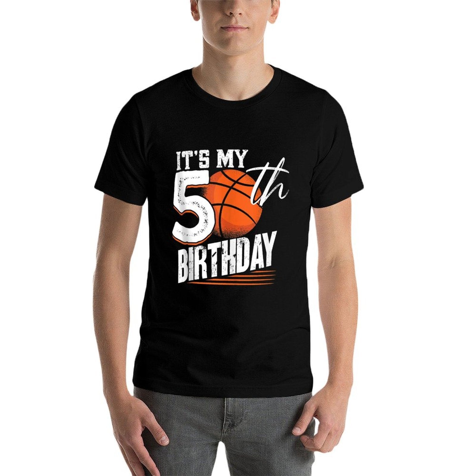 50 Years Old Vintage Basketball 50th Birthday  Eco-friendly Material T-Shirt