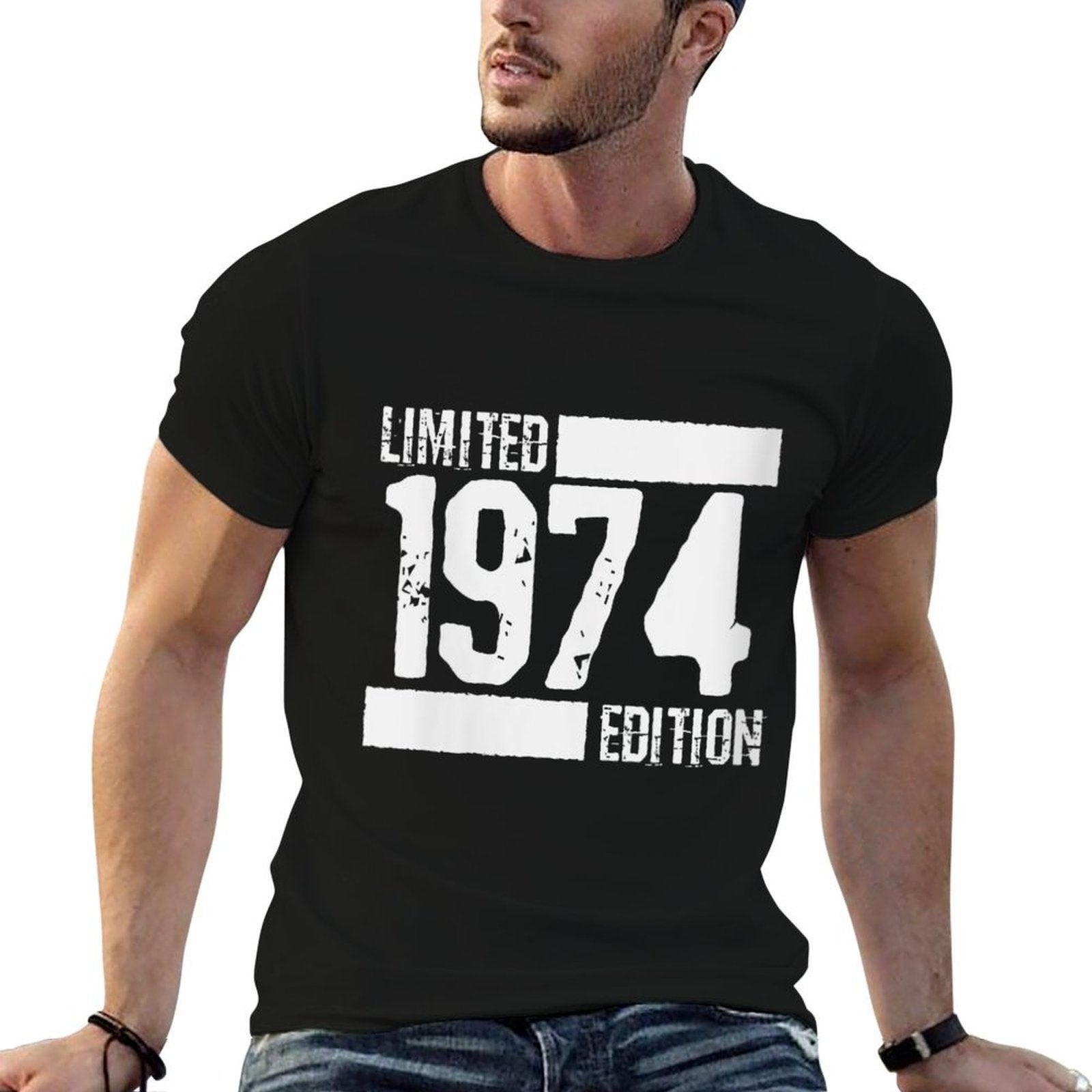 50th Birthday Vintage 1974 Limited Edition Men  Trendy Pattern T-Shirt