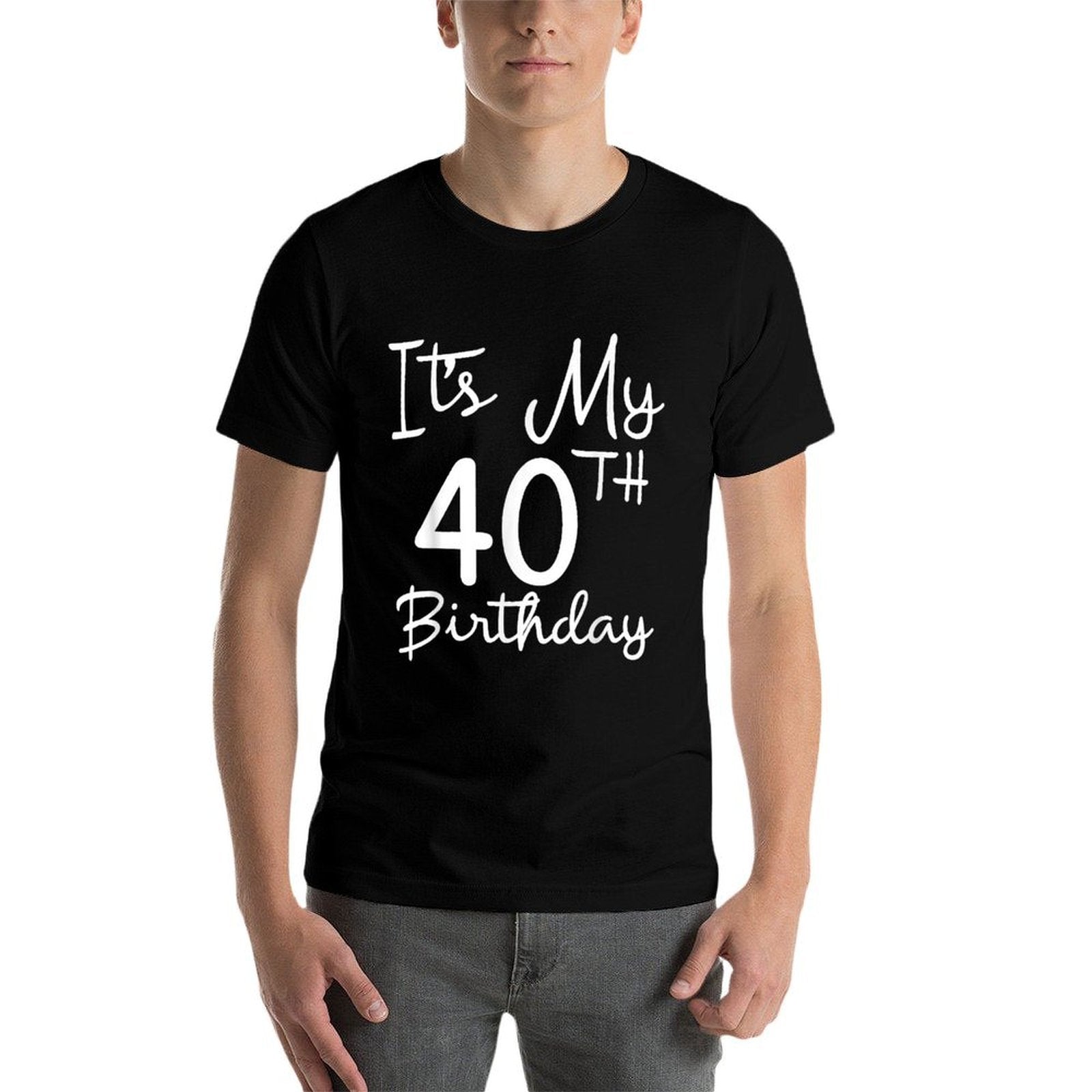 40th Bday Gift It's My 40th Birthday 40 Years Old Men Women  Vintage-inspired T-Shirt