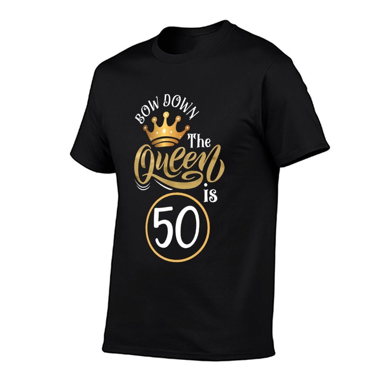 50th Birthday Bow Down The Queen Is 50 Years Funny Birthday Premium  Quick-drying T-Shirt