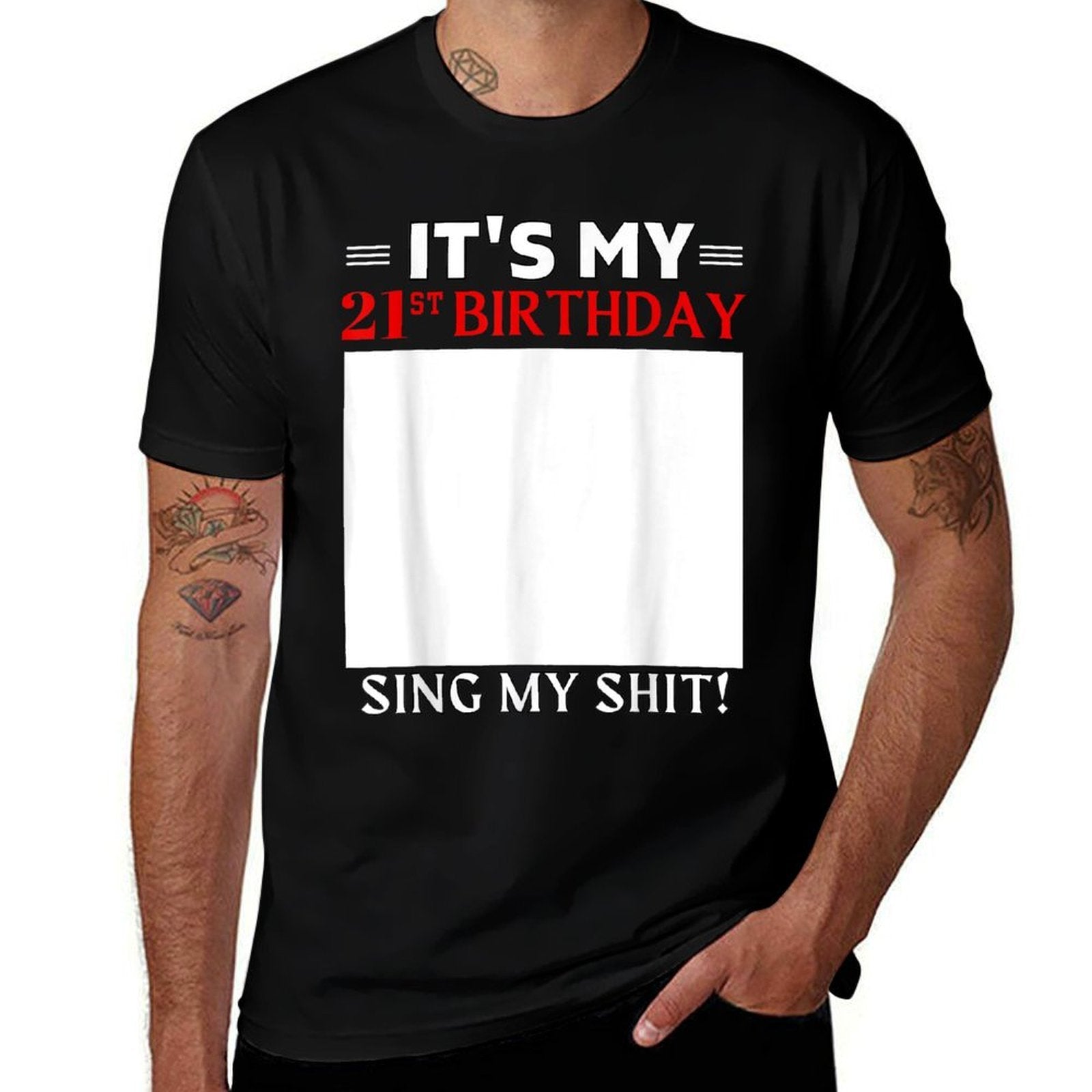 21st Birthday It's My21 Years Old Birthday Funny Men Women  Easy-care T-Shirt