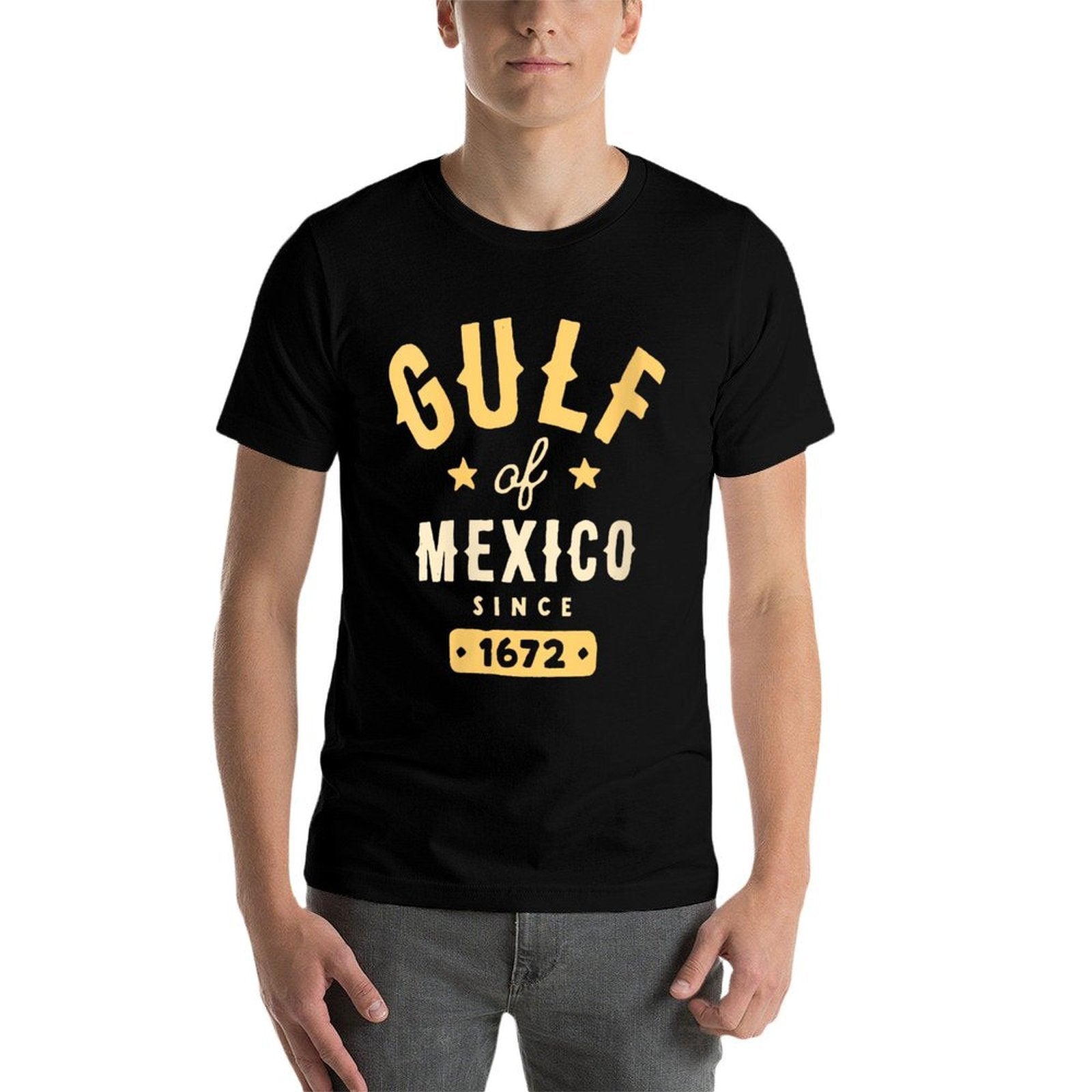 Womens Gulf of Mexico Since 1672  Fade-proof Color T-Shirt