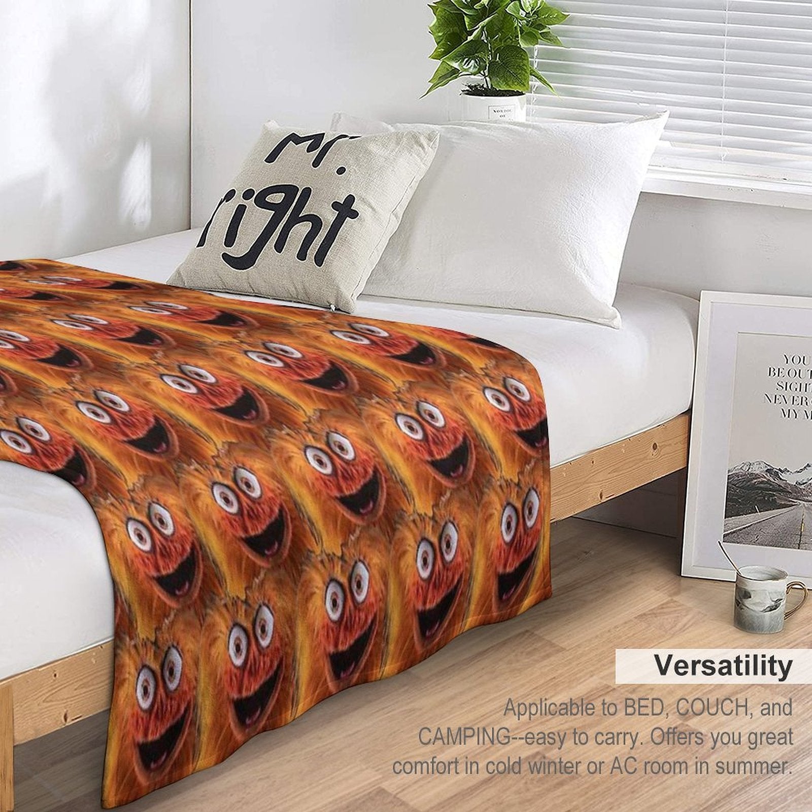 Gritty 4ever Wrinkle-free Throw Blanket