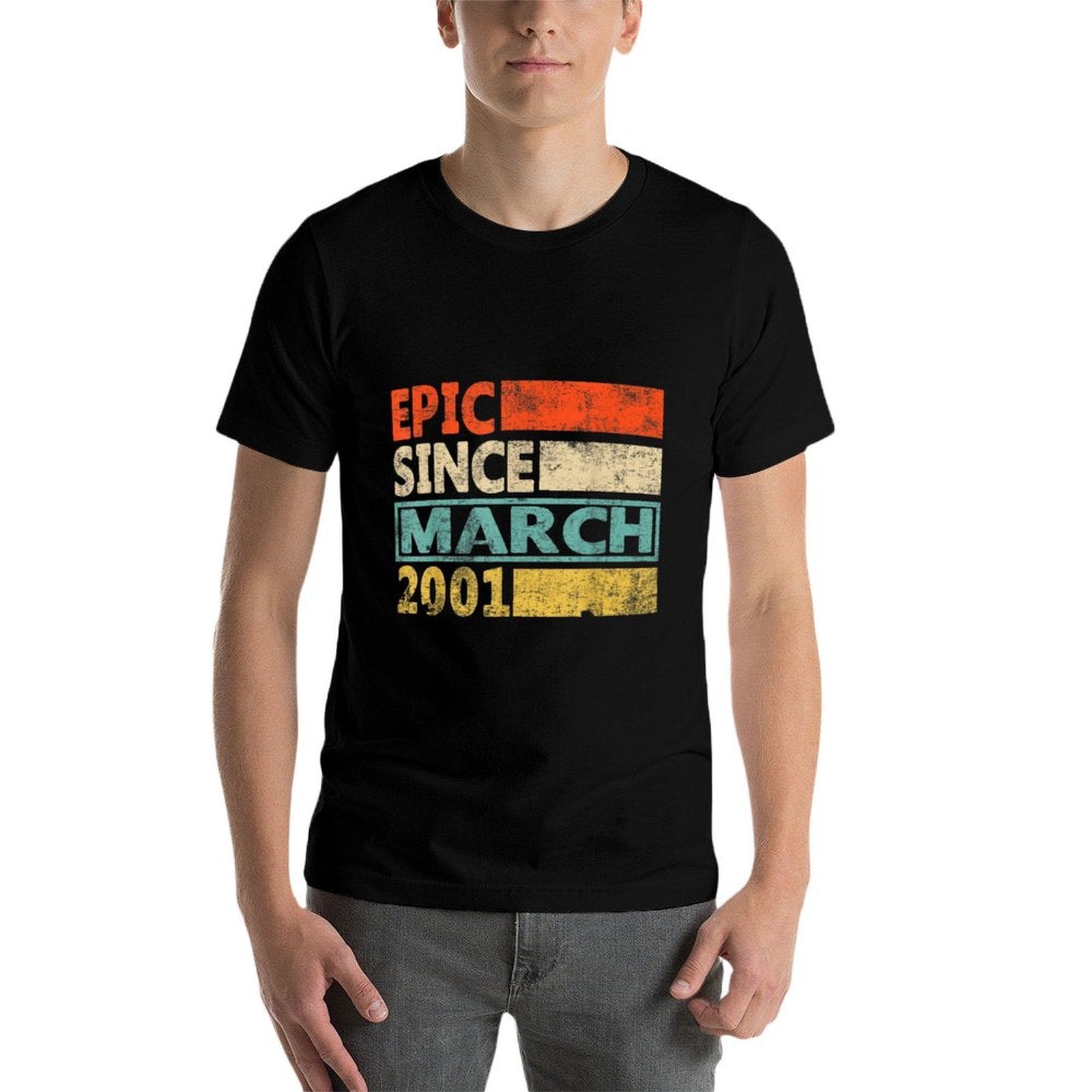 21 Year Old - Epic Since March 2001 - 21st Birthday  Odor-resistant T-Shirt