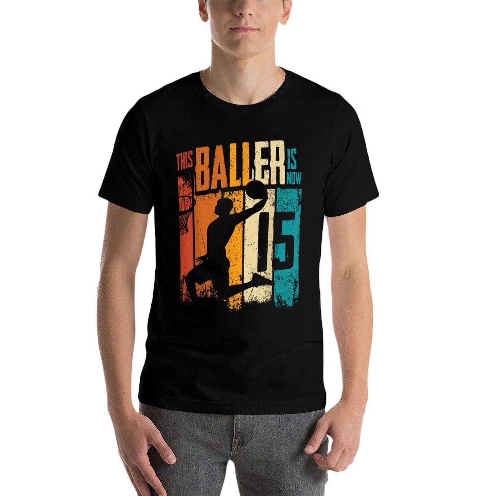 15 Year Old Basketball 15th Birthday Boy Basketball Player  Quick-drying T-Shirt