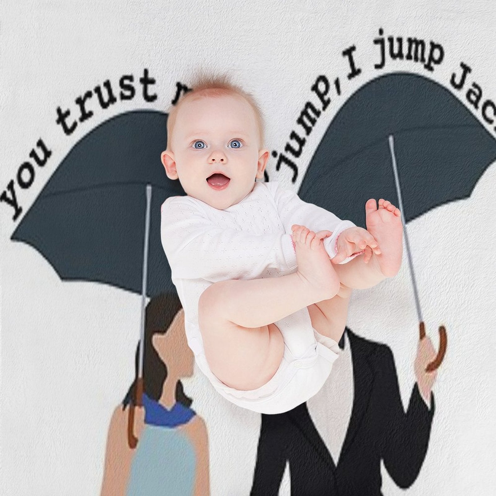 You Jump I Jump Jack Quick-dry Throw Blanket