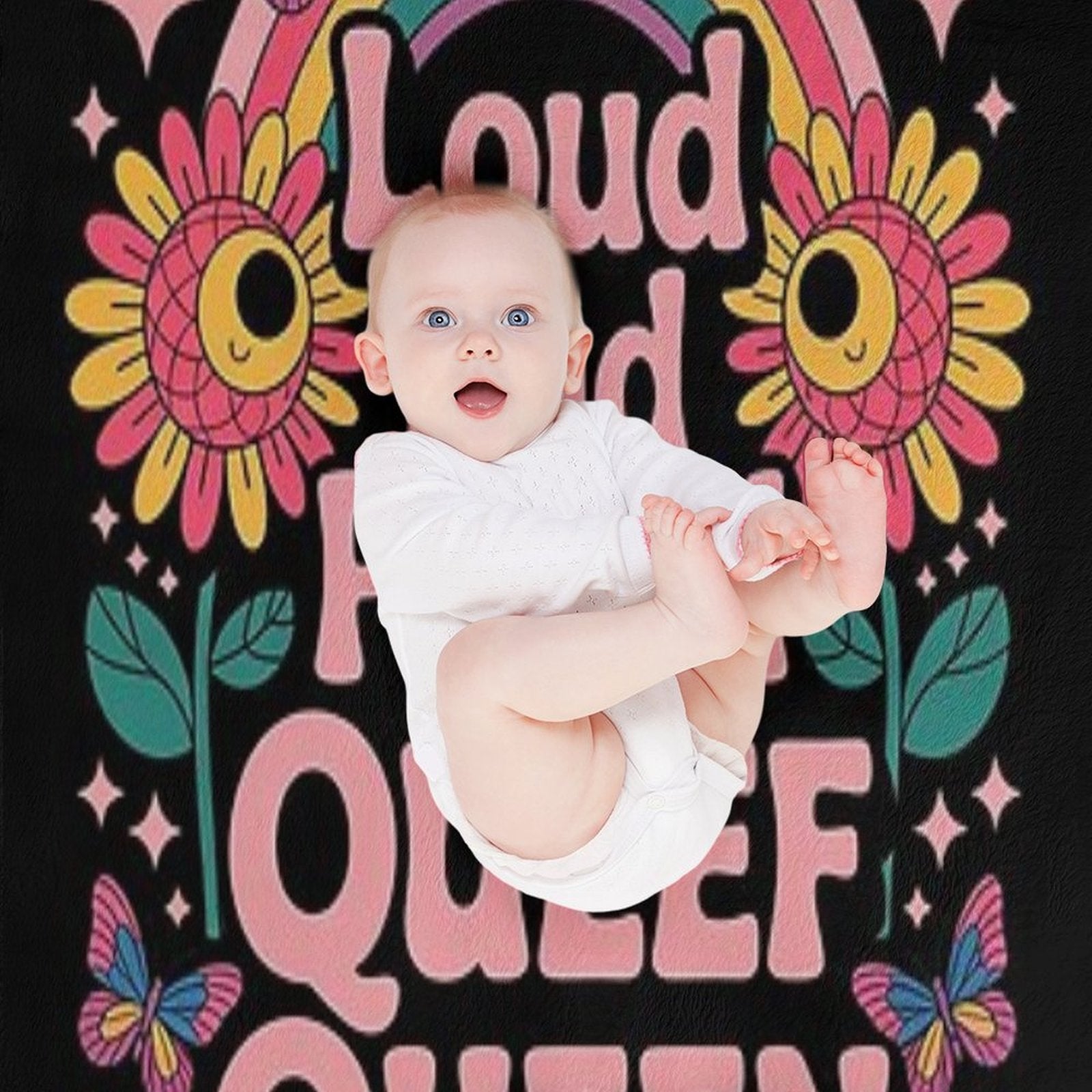 Queef Queen Embarrassing Adult Women Inappropriate Queefing Travel-friendly Throw Blanket