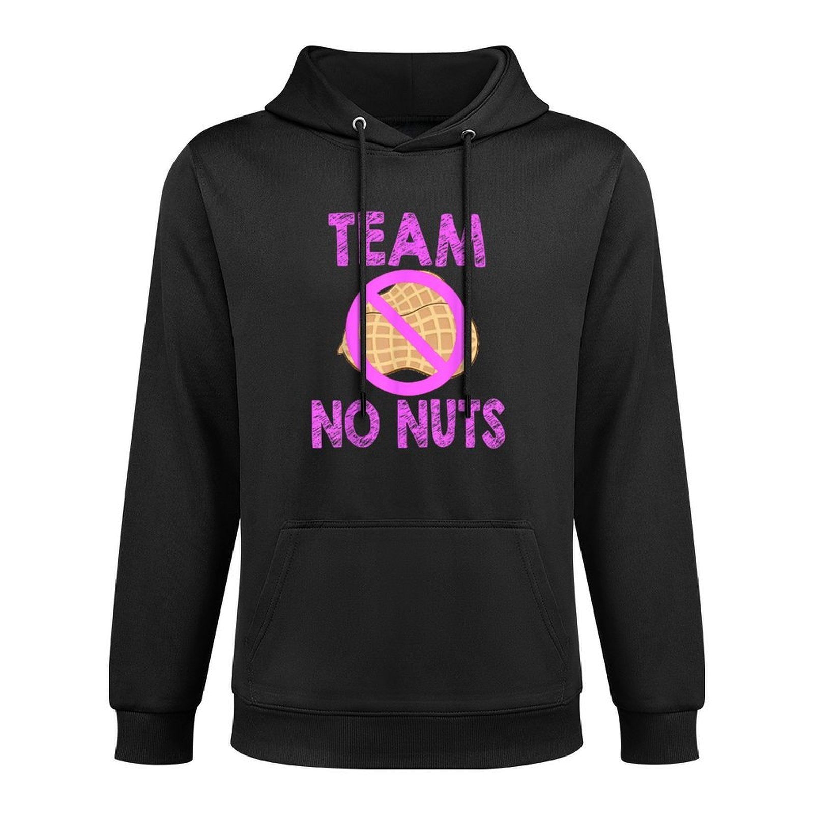 Team No Nuts Funny Team Girl Gender Reveal Tshirt Shrink-Resistant Hoodie