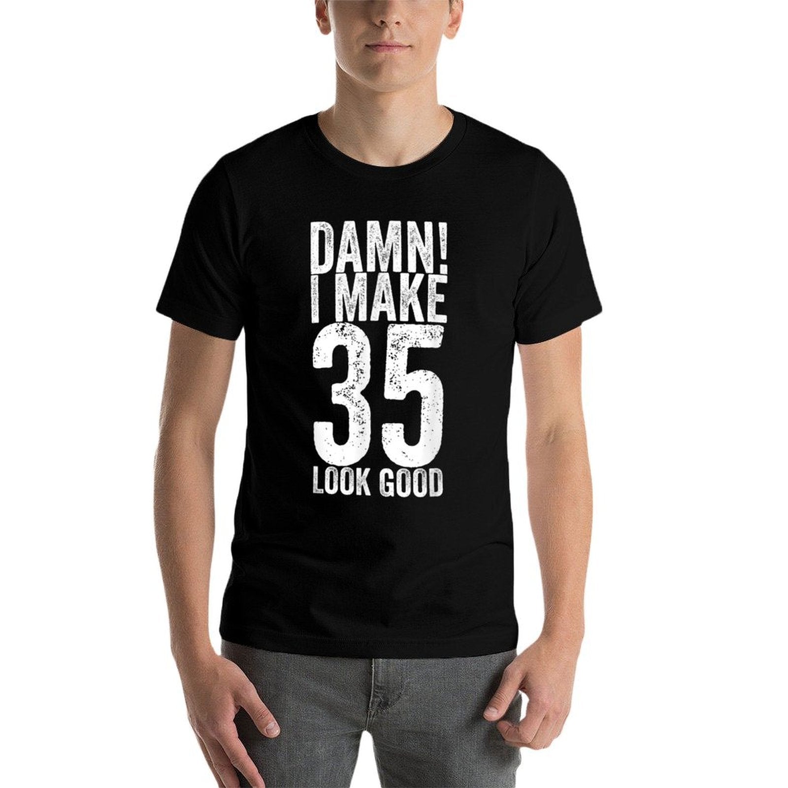 35 Years Old B-Day Funny 35th Birthday  Stretchy T-Shirt