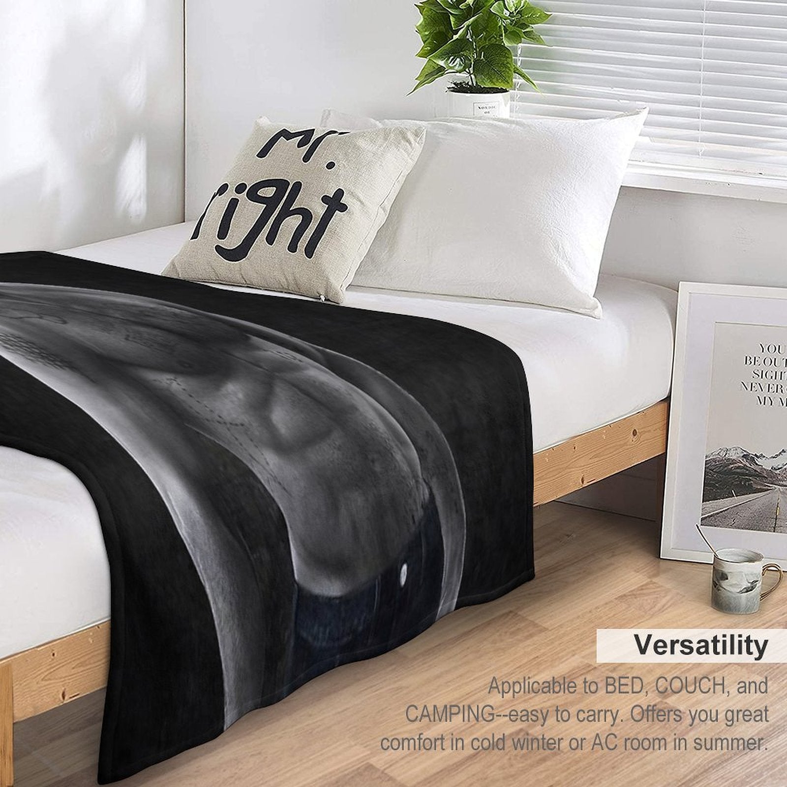 Jason Statham Compact Throw Blanket