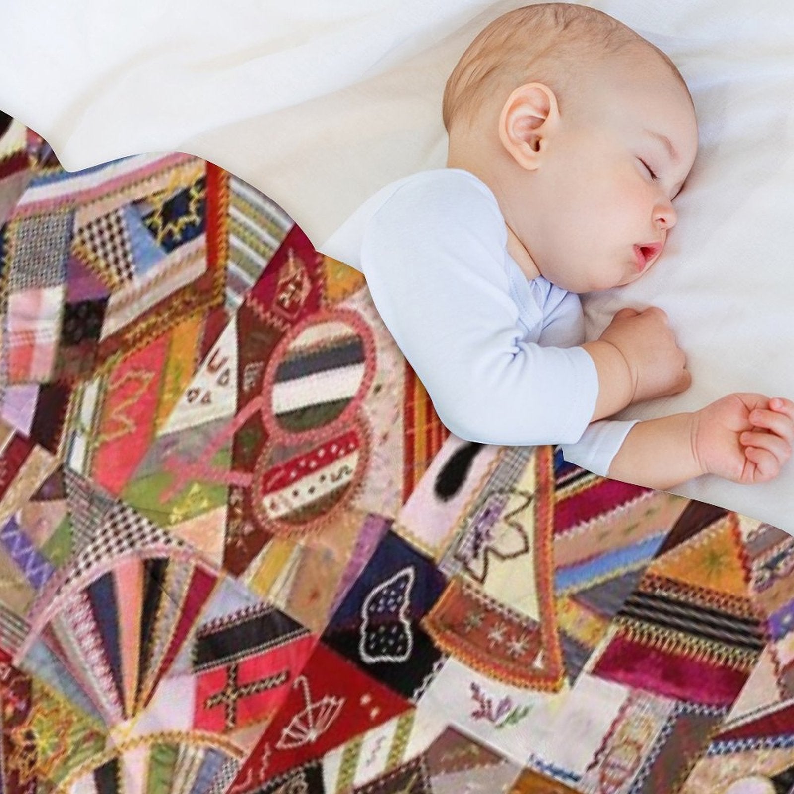 Quilt Top Versatility Throw Blanket