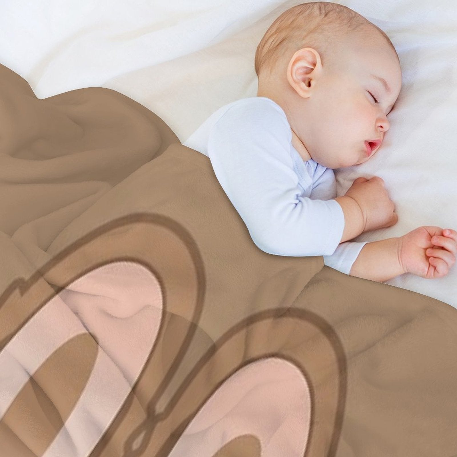 Labubu Toffee Peeker V2 Comfort Throw Blanket