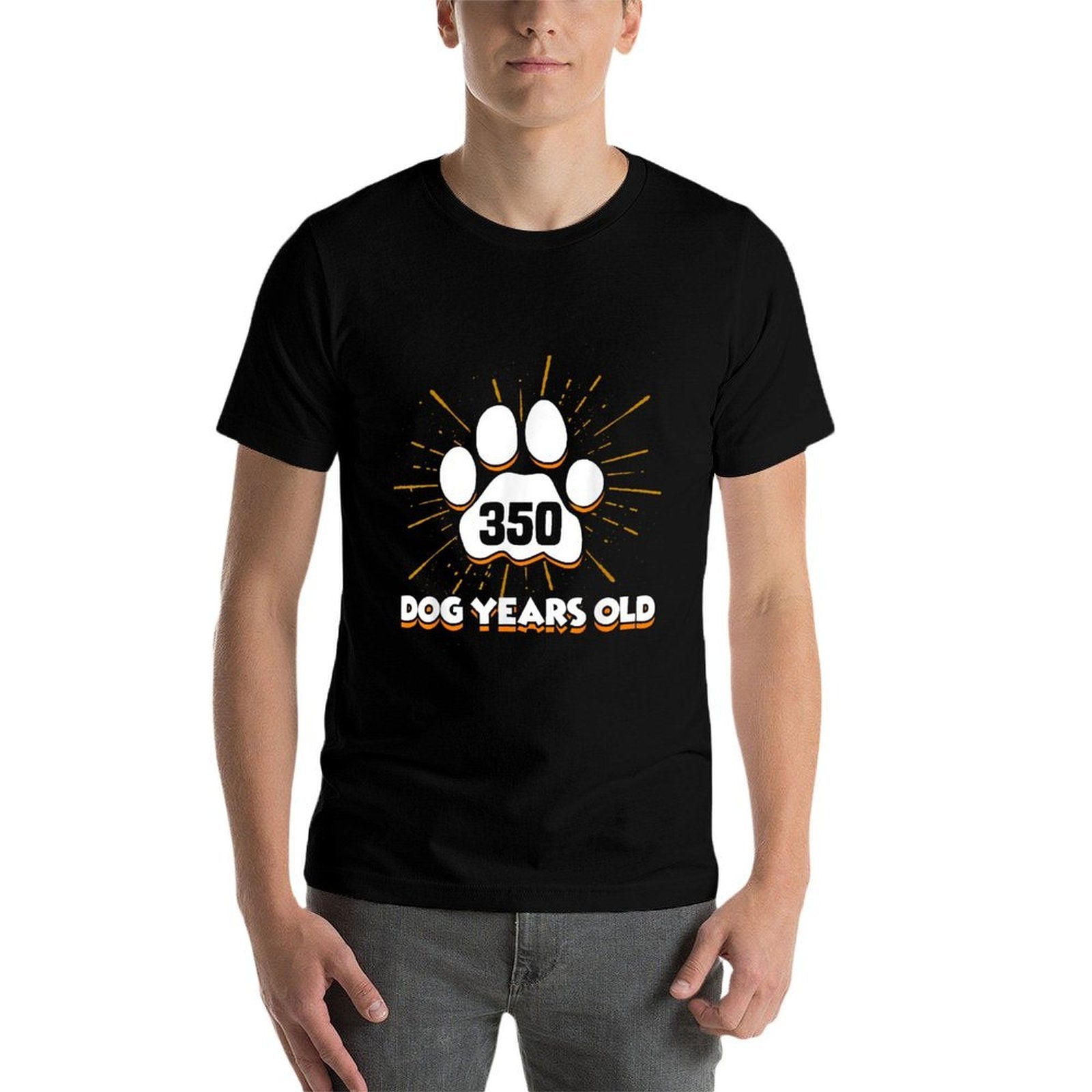350 Dogs Years Old 50th Birthday For Dog Lover  Eco-friendly Material T-Shirt