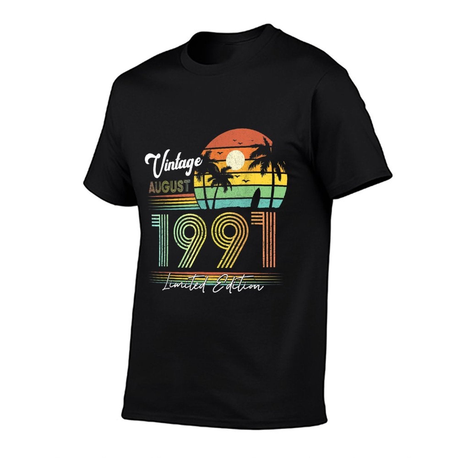 30 Yrs Old Vintage August 1991 Limited Edition 30th Birthday  Graphic-printed T-Shirt