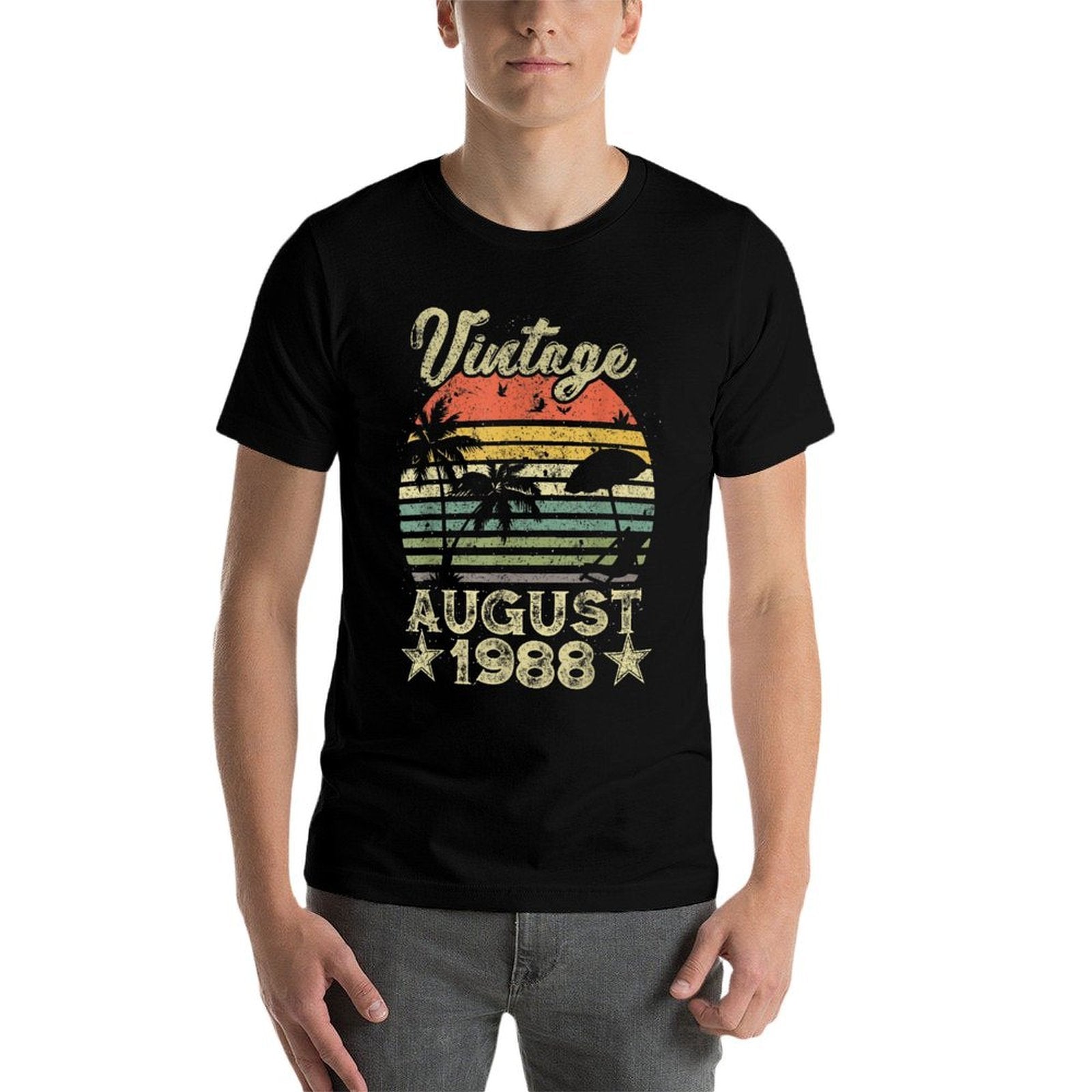 31th Birthday Gift Vintage 31 Years Old August 1988s  Versatile T-Shirt