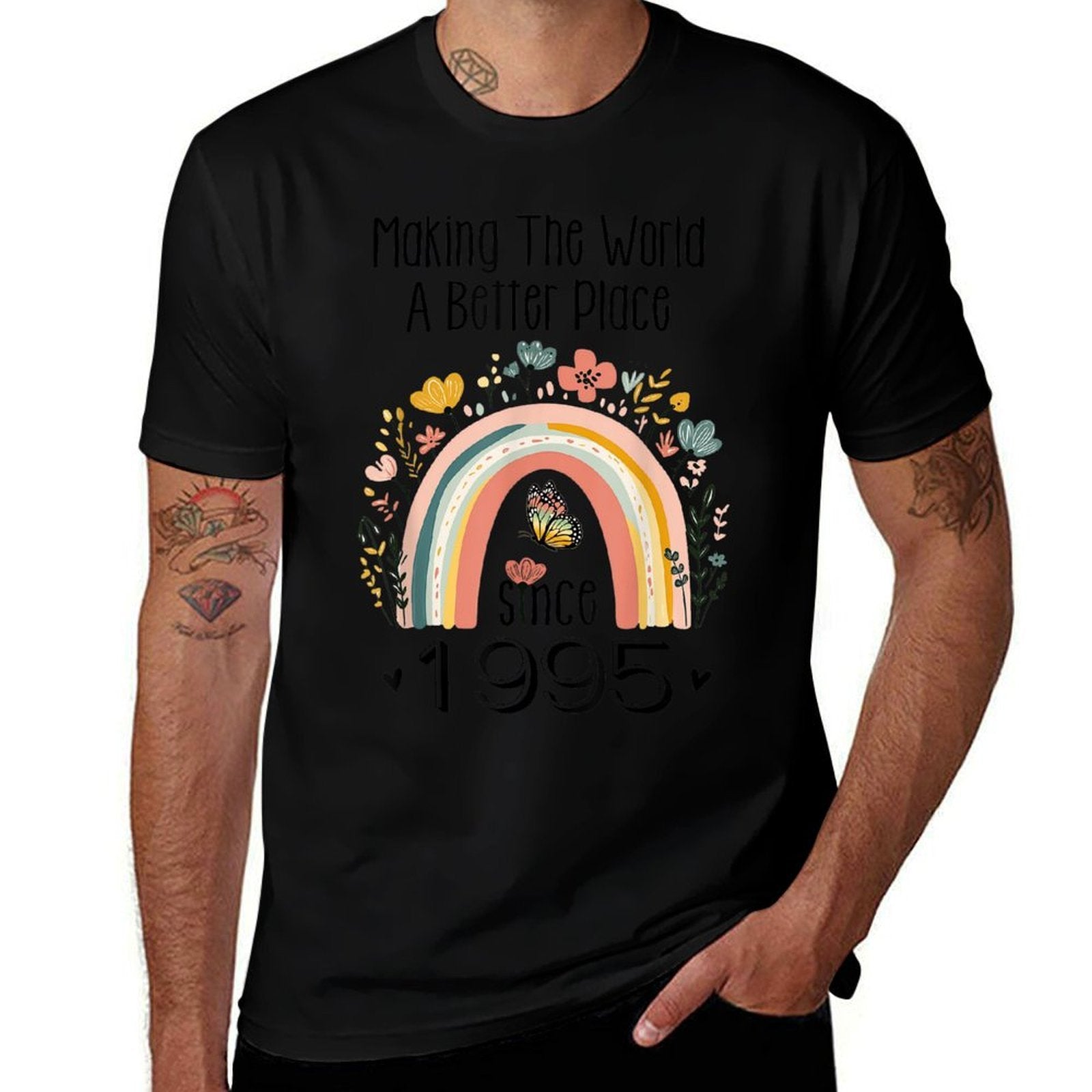 30th Birthday Making The World A Better Place Since 1995  Graphic-printed T-Shirt