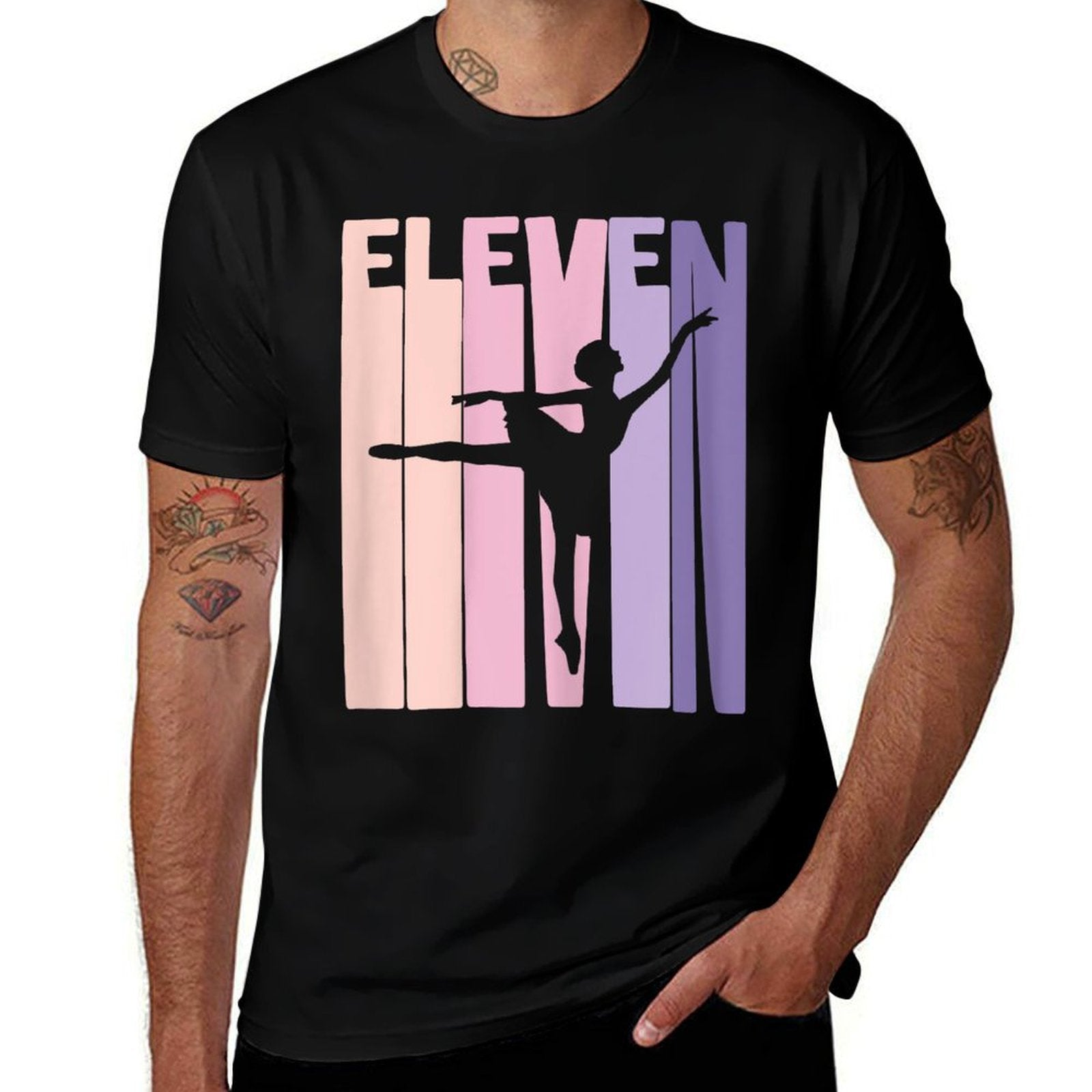 11th Birthday Gift Ballet Dancer 11 Years Old Ballerina Girl  Eco-friendly Material T-Shirt