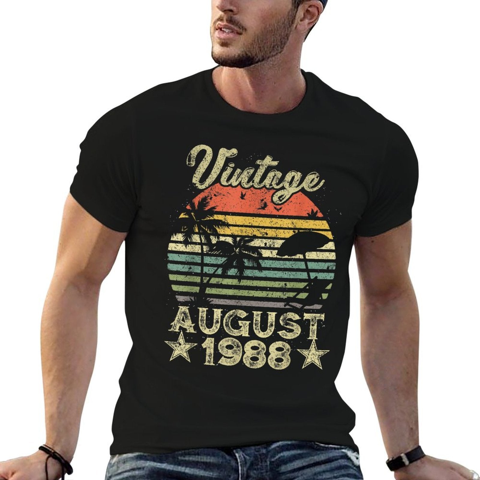 31th Birthday Gift Vintage 31 Years Old August 1988s  Versatile T-Shirt