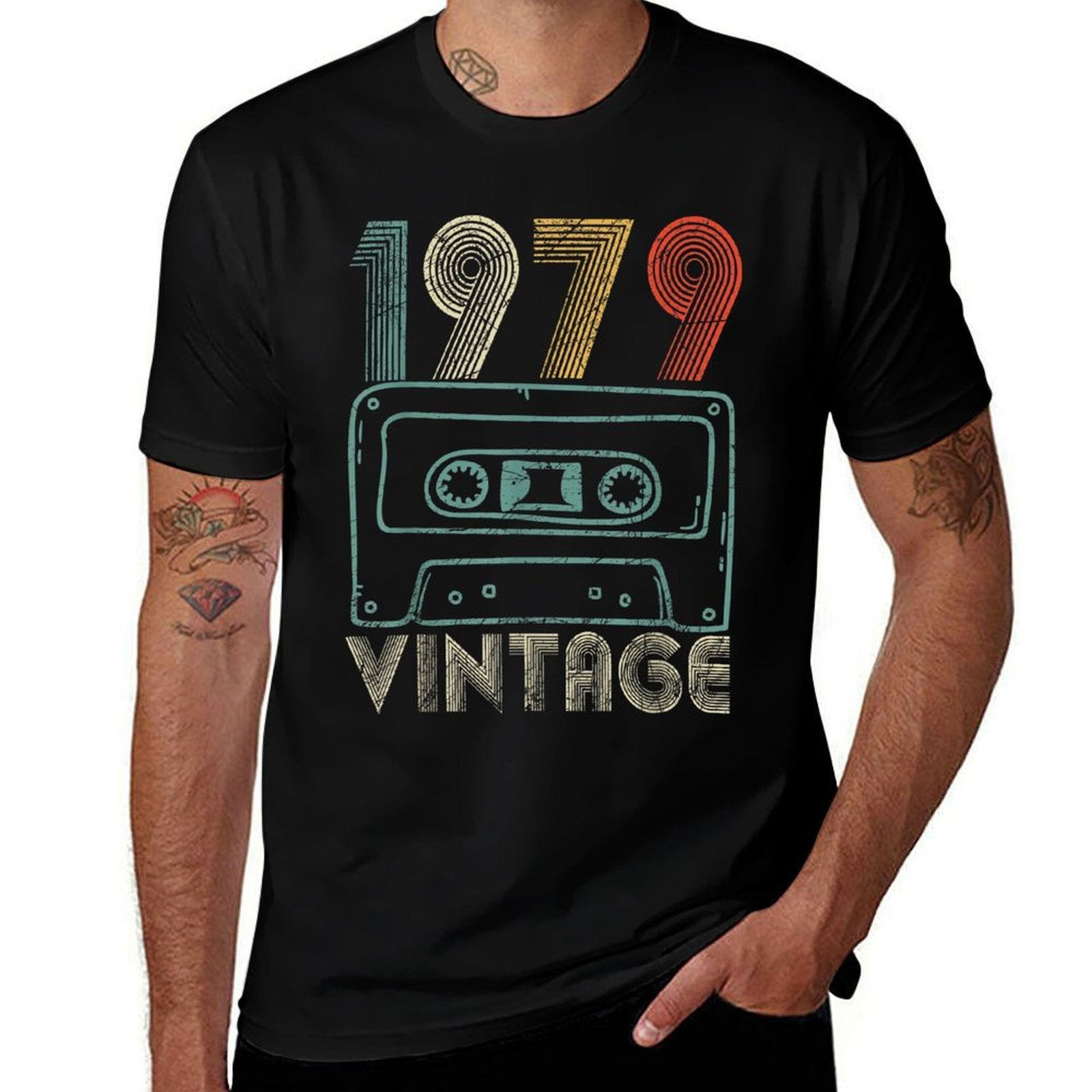 40th Birthday Gift Vintage 1979 for Men And Woman  Moisture-wicking T-Shirt