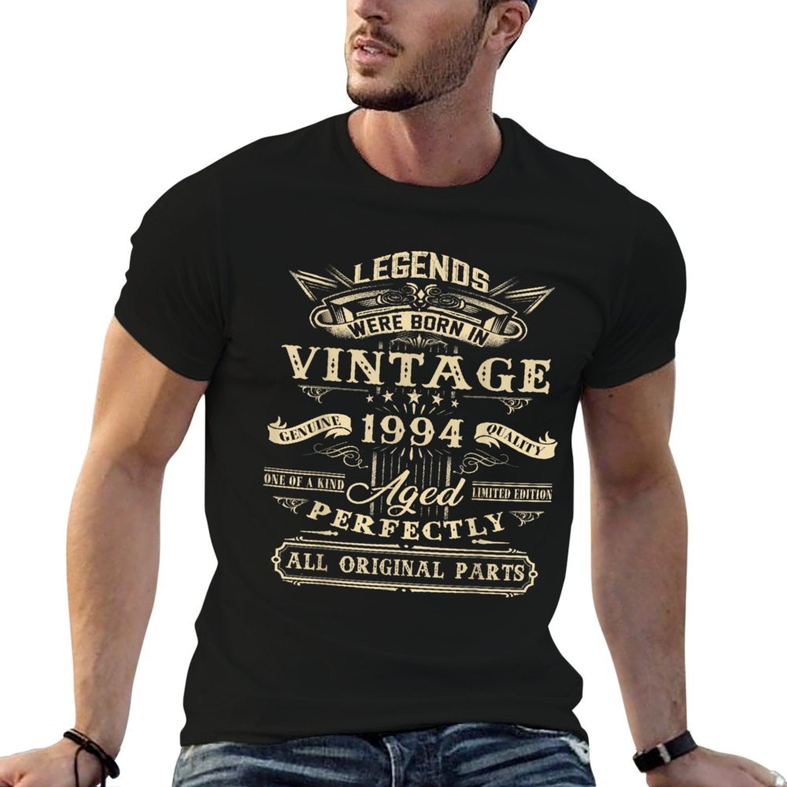 30th Birthday Gift For Legends Born 1994 30 Yrs Old Vintage  Oversized Silhouette T-Shirt