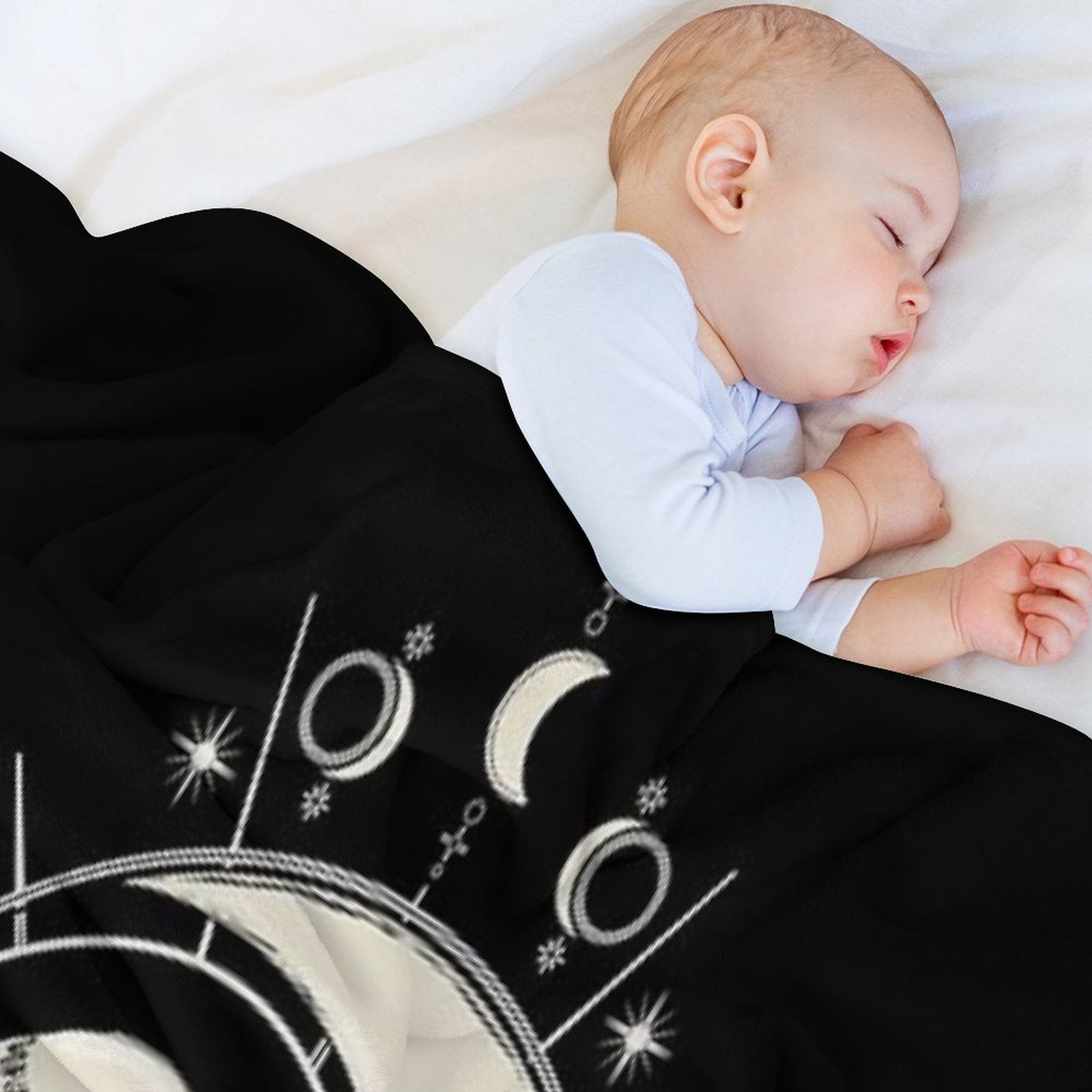 Kissed by The Moonlight Shrink-resistant Throw Blanket