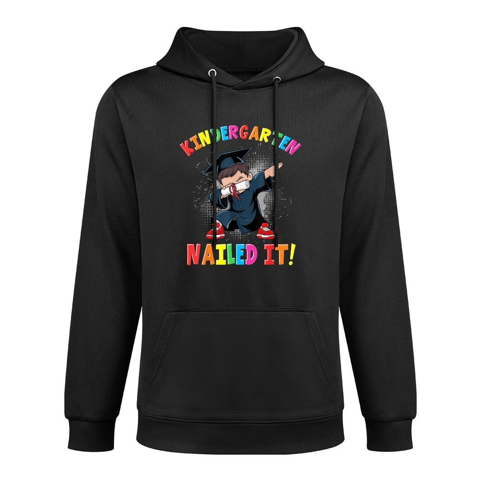Kindergarten Graduation 2025 Boys Kids Dabbing Graduation Customizable Surface Hoodie