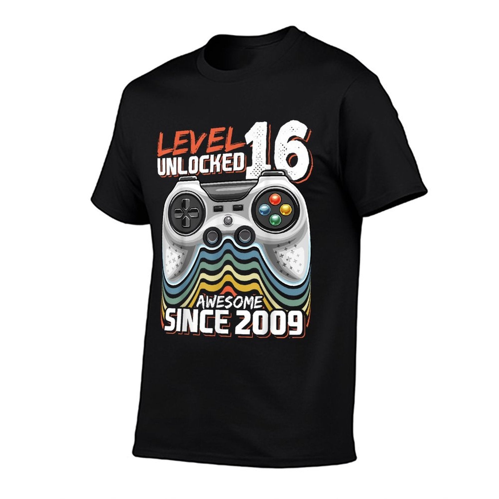 16th Birthday Boy Level 16 Gamer 16 Year Video Game Party  Graphic-printed T-Shirt