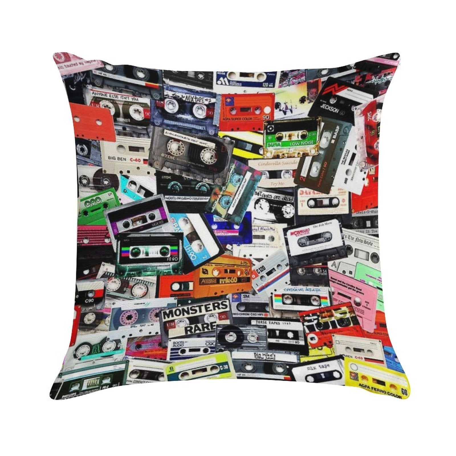 Cassette Tape Soft Ultra-Soft Texture Throw Pillow
