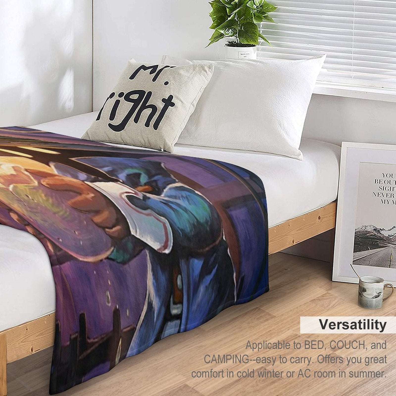 Vivi Mam Travel-friendly Throw Blanket