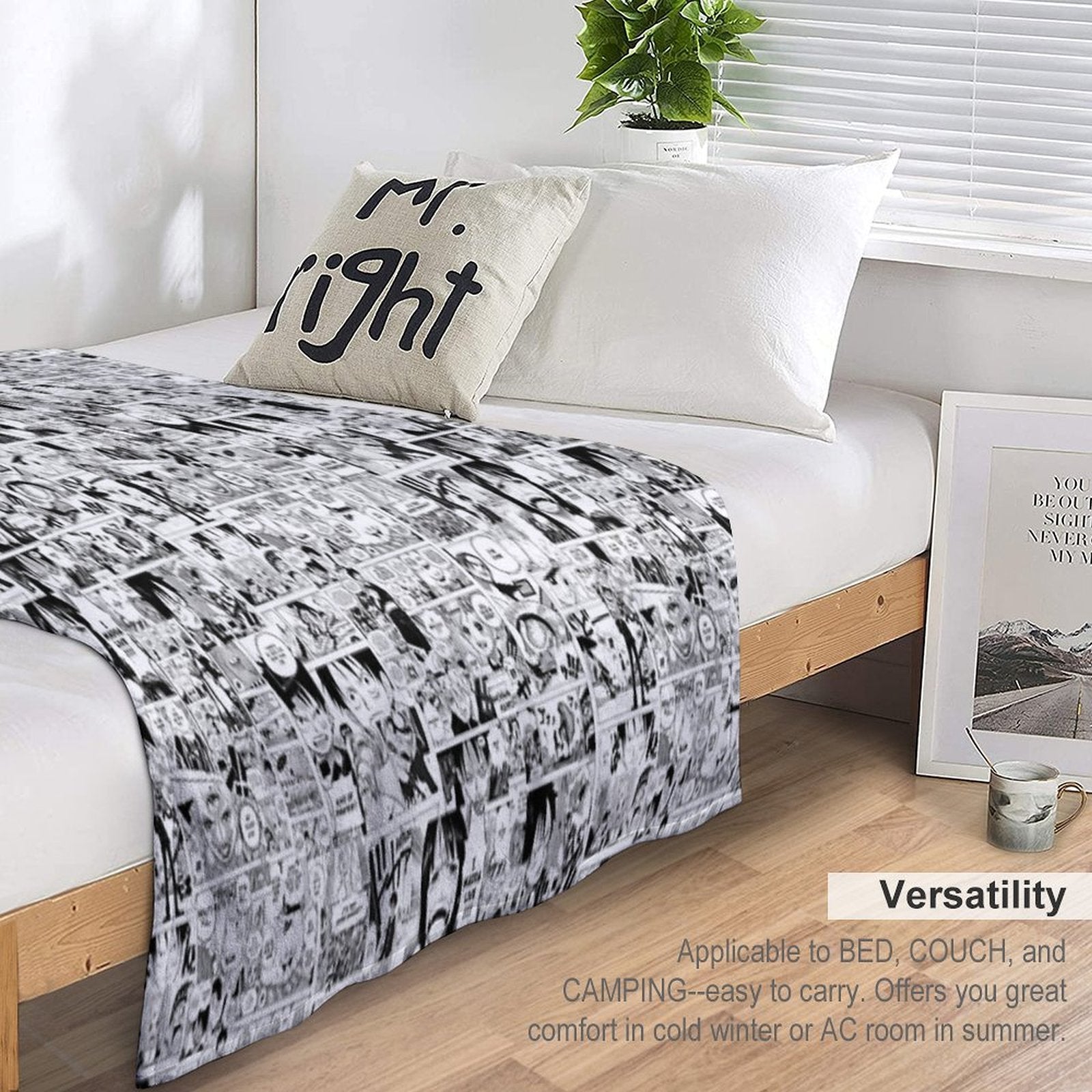 One Piece Manga Collage Comfort Throw Blanket