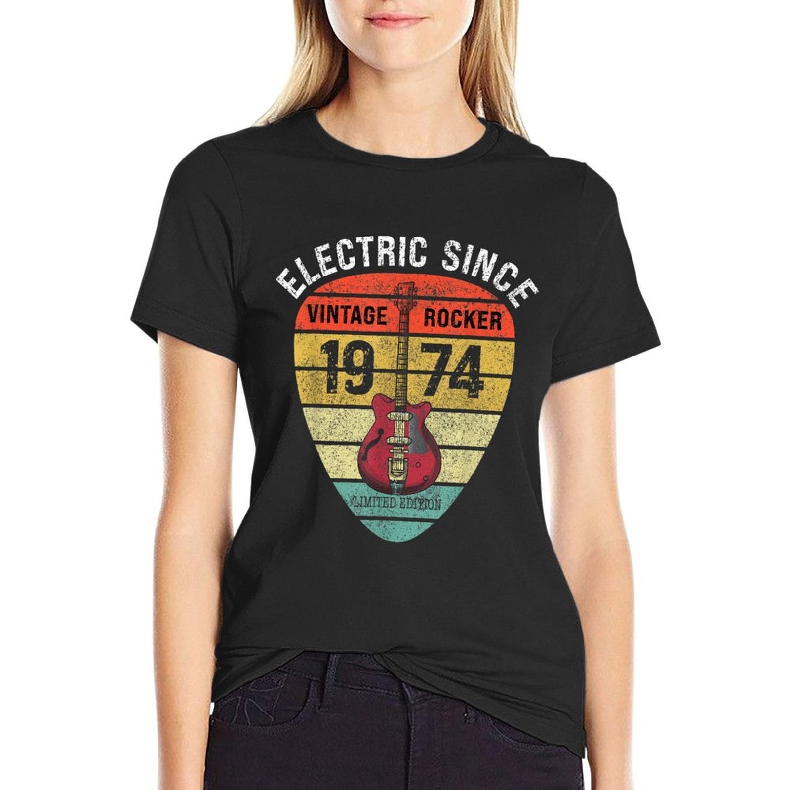 50 Years Old 1974 Limited Edition Vintage 50th Birthday  Summer-ready Fabric T-Shirt
