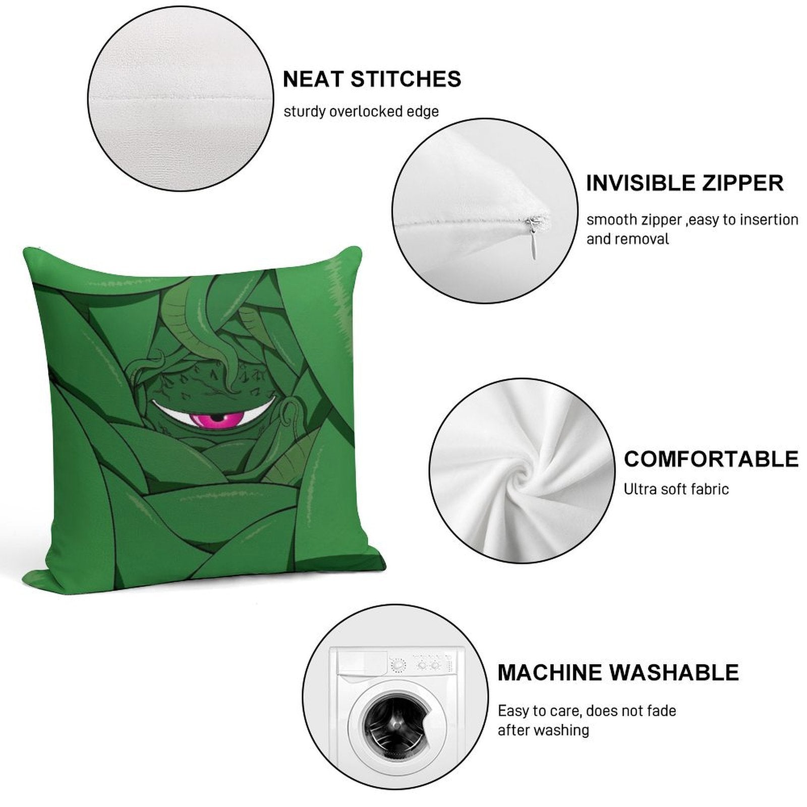 Shuma Gorath Soft Shrink-Resistant Throw Pillow