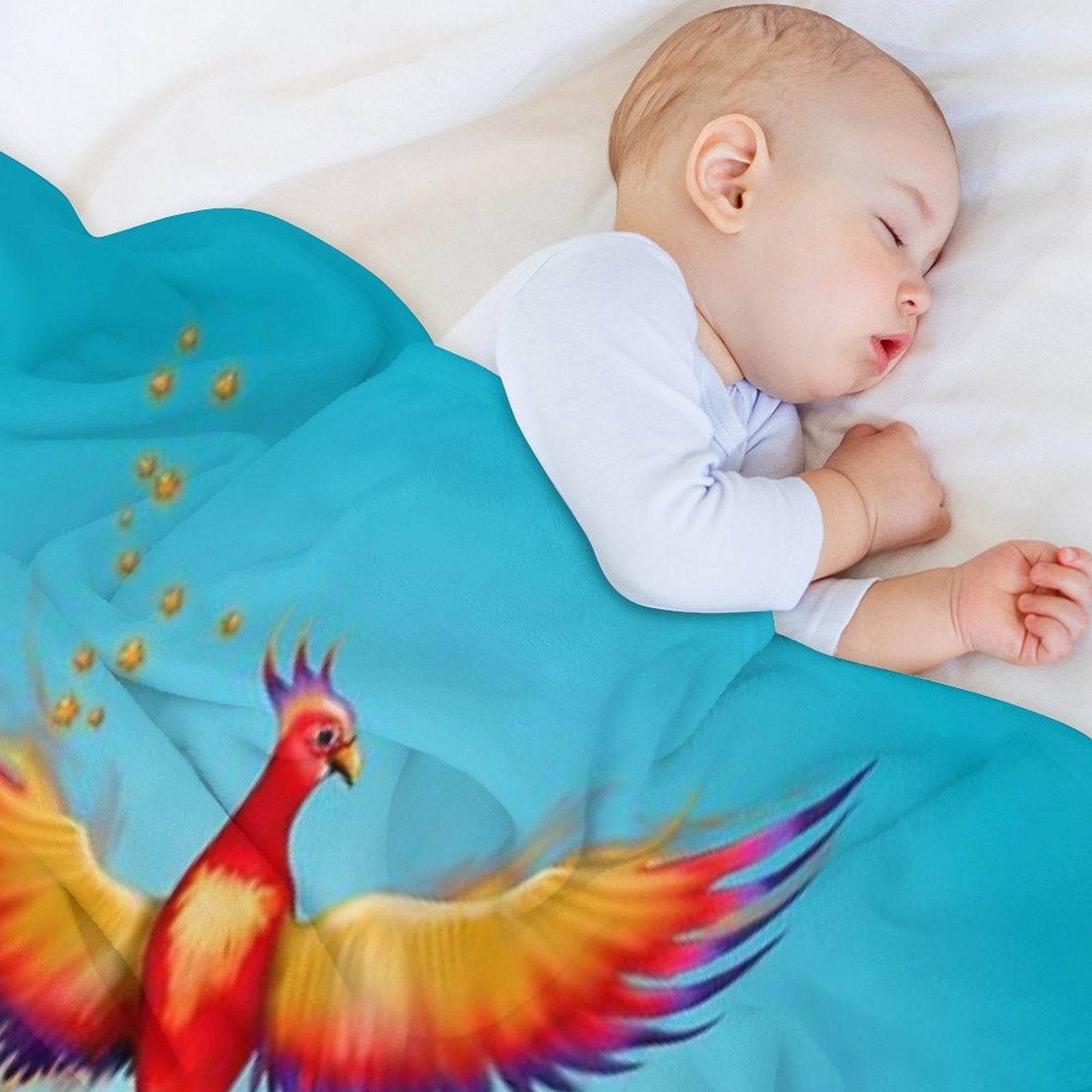 Phoenix Rising Easy Care Throw Blanket