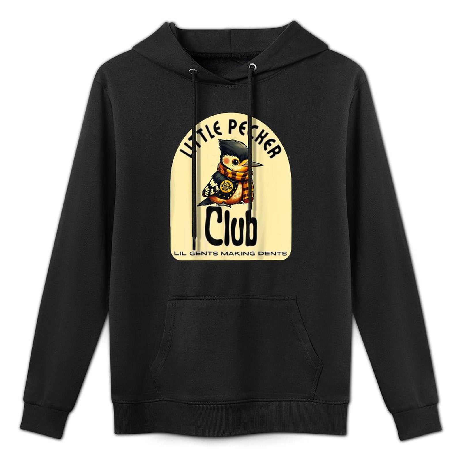 Little Pecker Club Hilarious Woodpecker Meme Relaxed Fit Hoodie