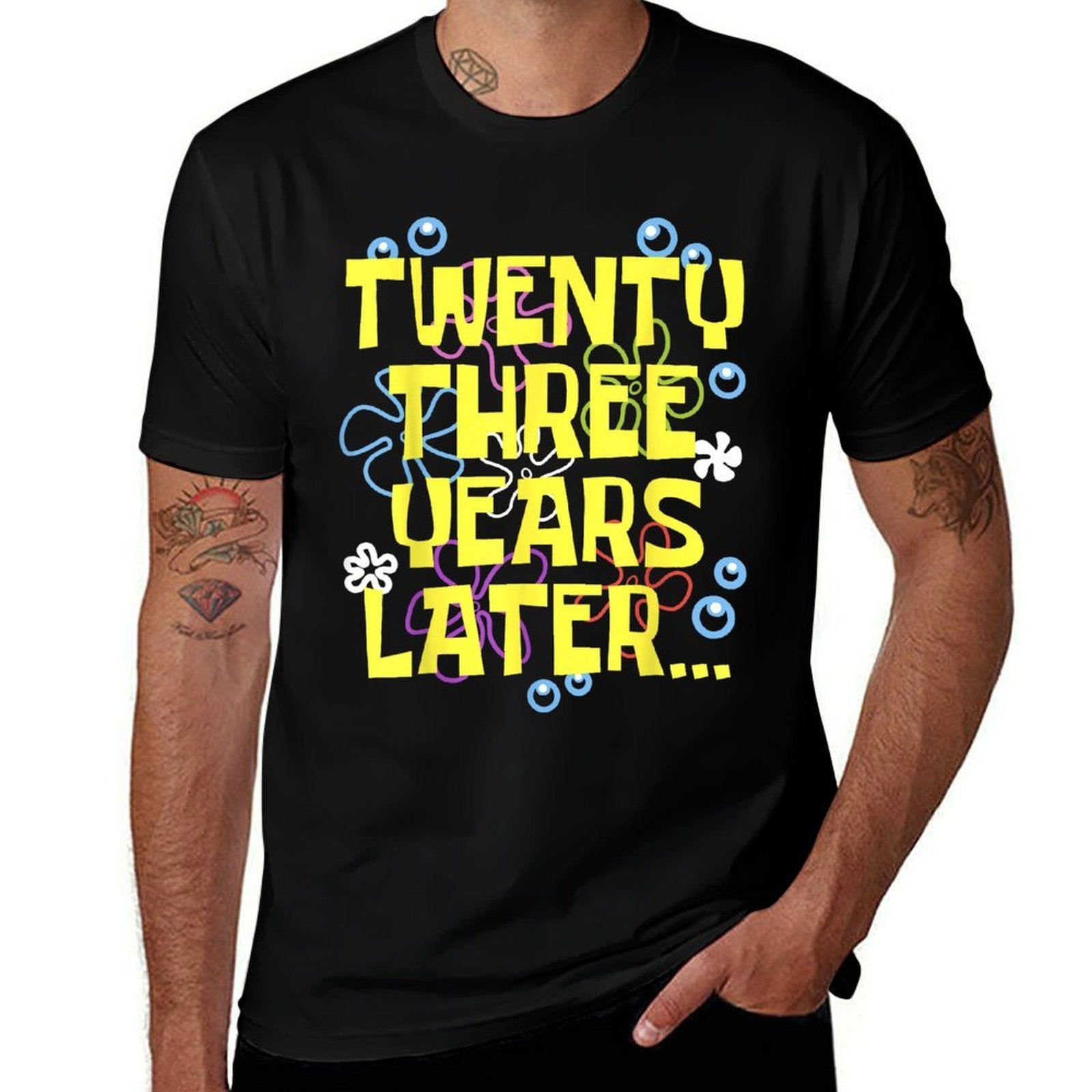 23 TWENTY THREE YEARS LATER 23 Year Old Birthday Gifts Bday  Fade-proof Color T-Shirt