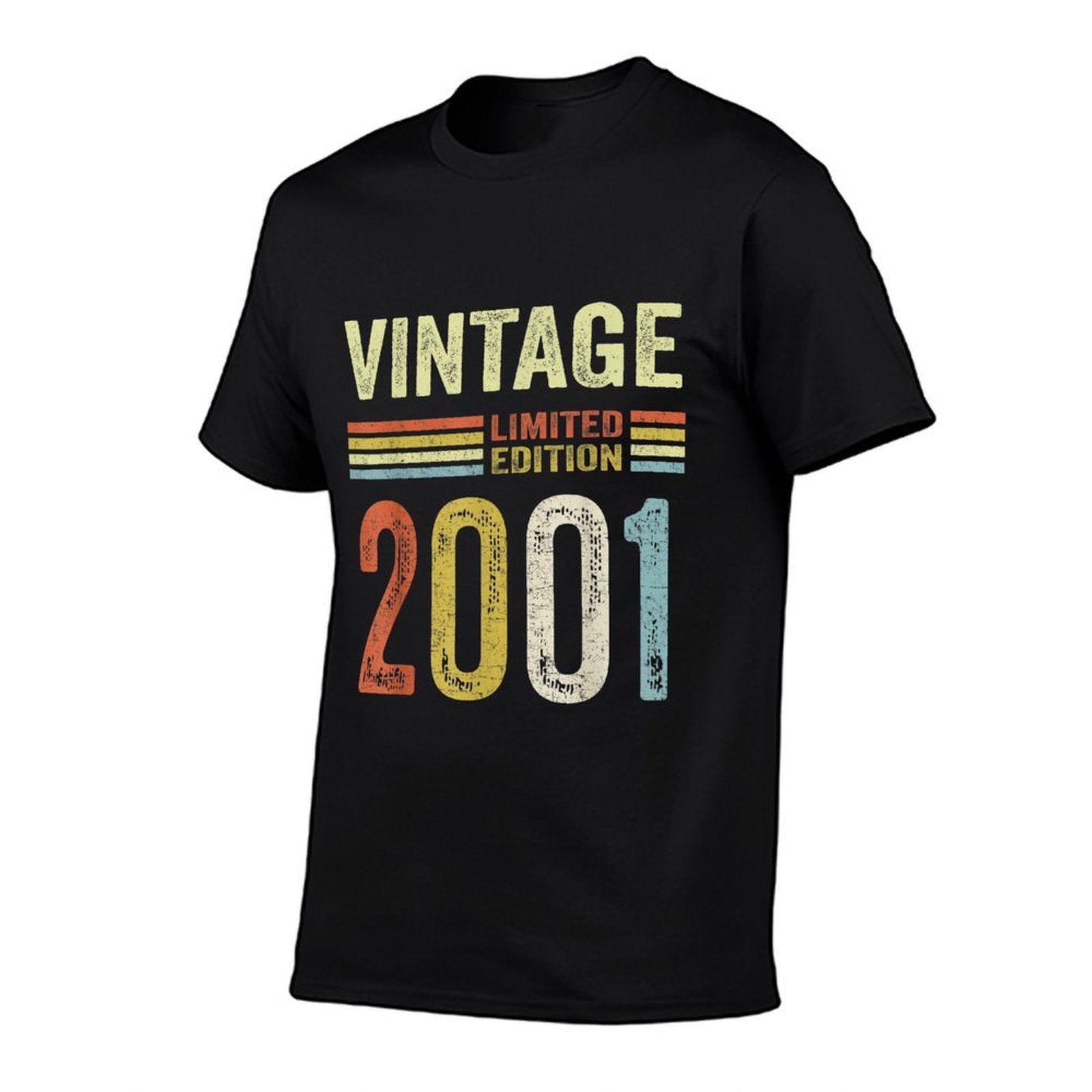 21 Year Old Gifts Vintage 2001 Limited Edition 21st Birthday  Oversized Silhouette T-Shirt