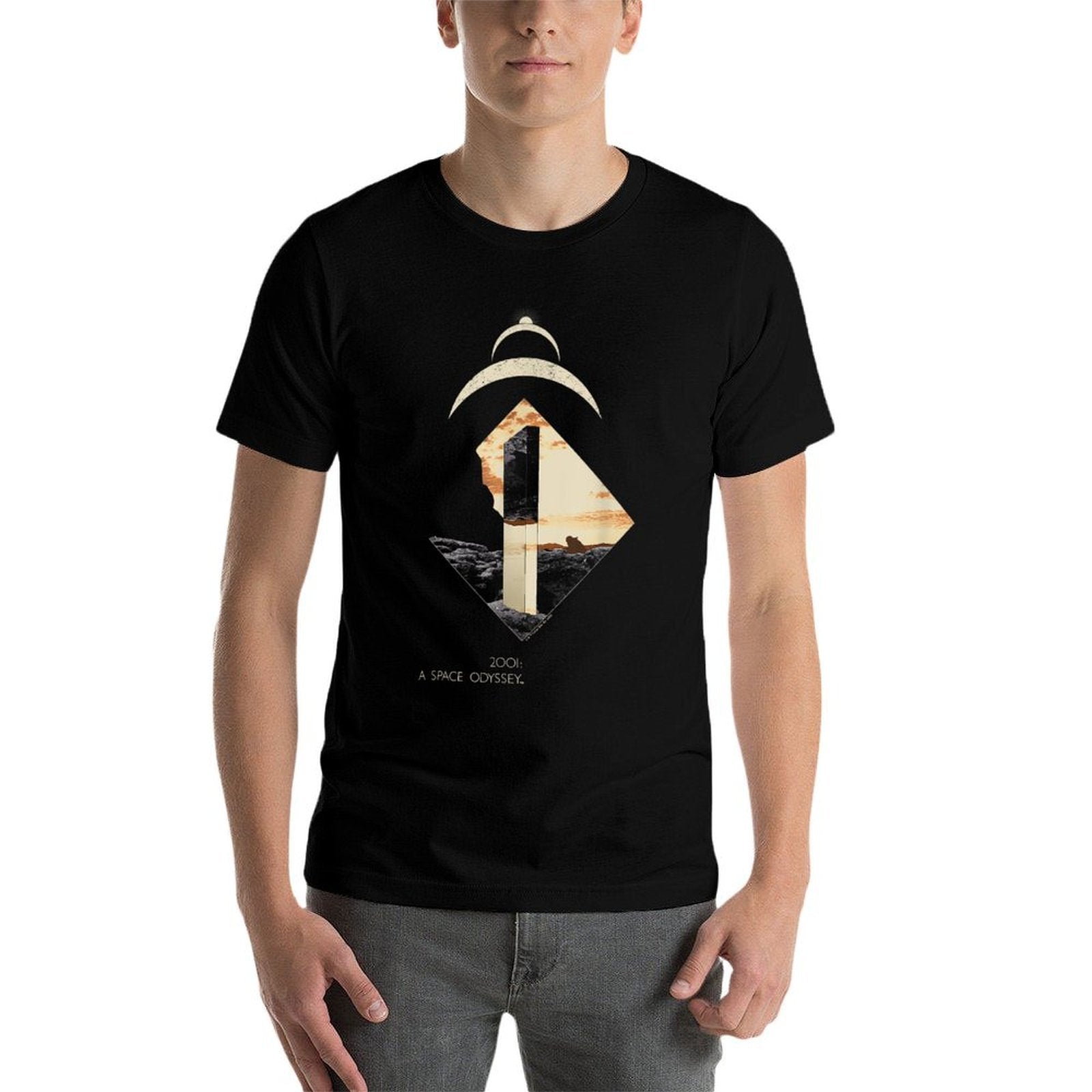2001 A Space Odyssey Monolith  High-quality Stitching T-Shirt