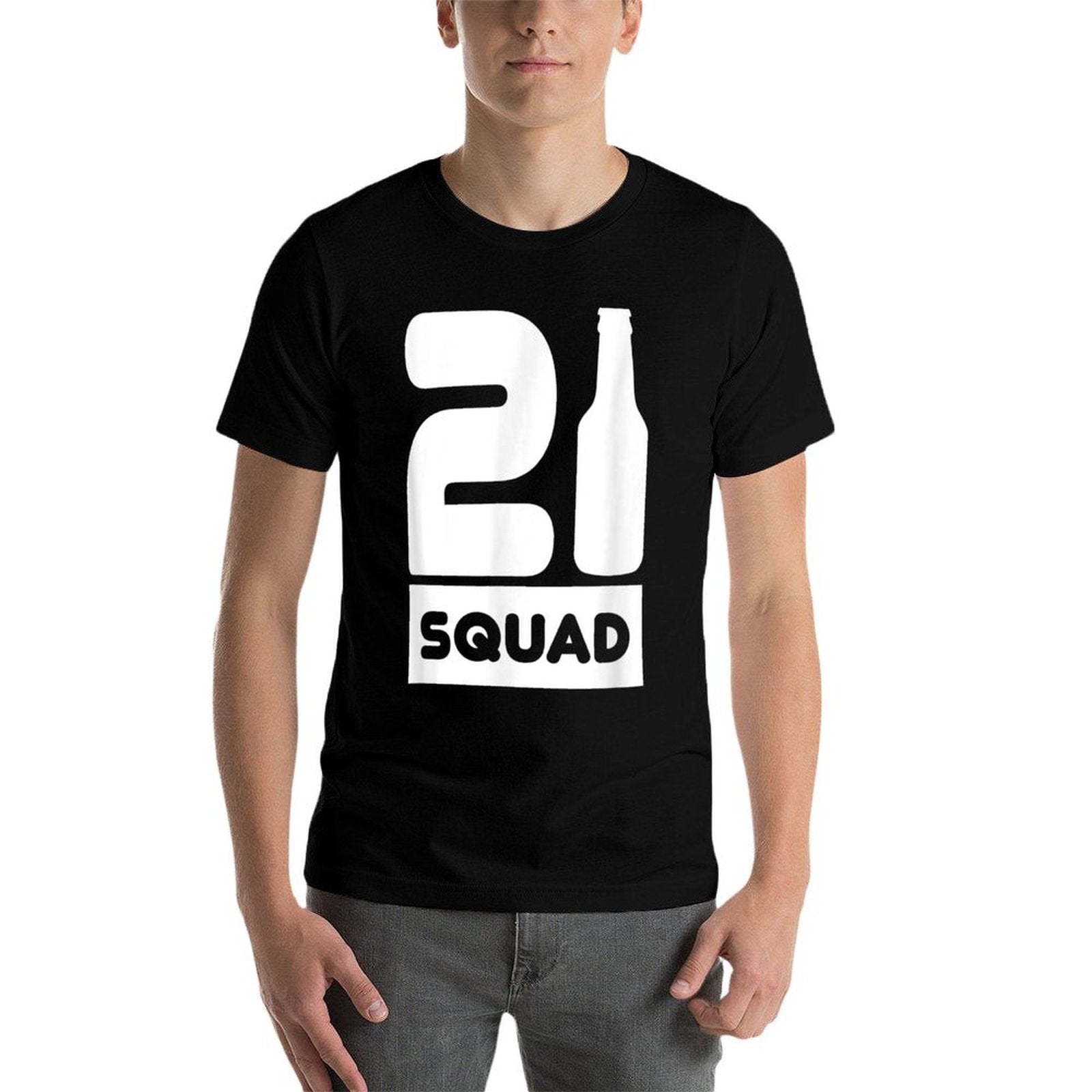 21 Squad Funny 21st Birthday Party Celebration Gift  Odor-resistant T-Shirt