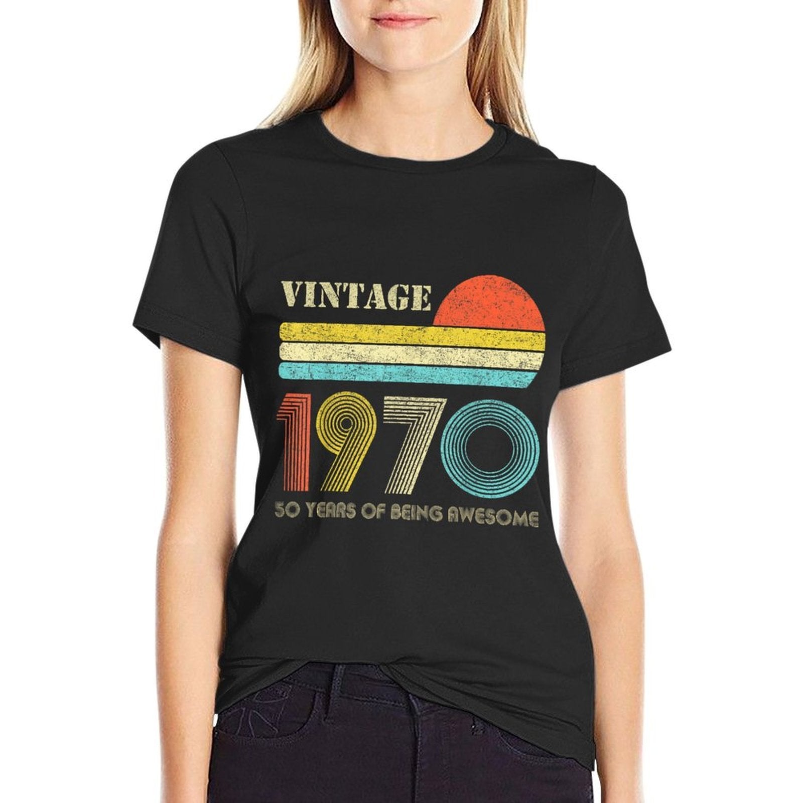 50 Year Old Gifts Vintage 1970 Limited Edition 50th Birthday  Relaxed-fit T-Shirt
