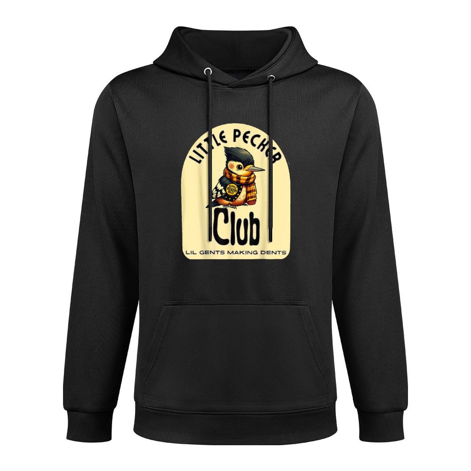 Little Pecker Club Hilarious Woodpecker Meme Relaxed Fit Hoodie