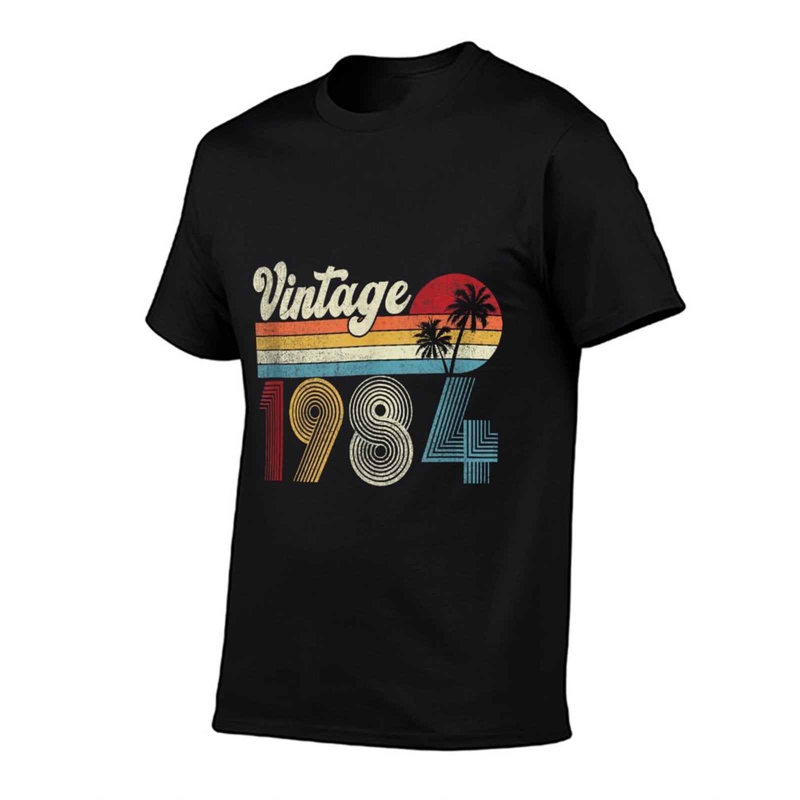 40 Years Old Gift Men Women Vintage 1984 40th Birthday Retro  Trendy Pattern T-Shirt