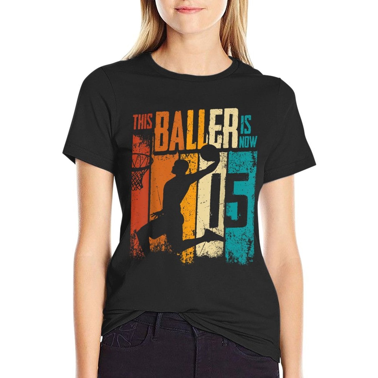 15 Year Old Basketball 15th Birthday Boy Basketball Player  Quick-drying T-Shirt
