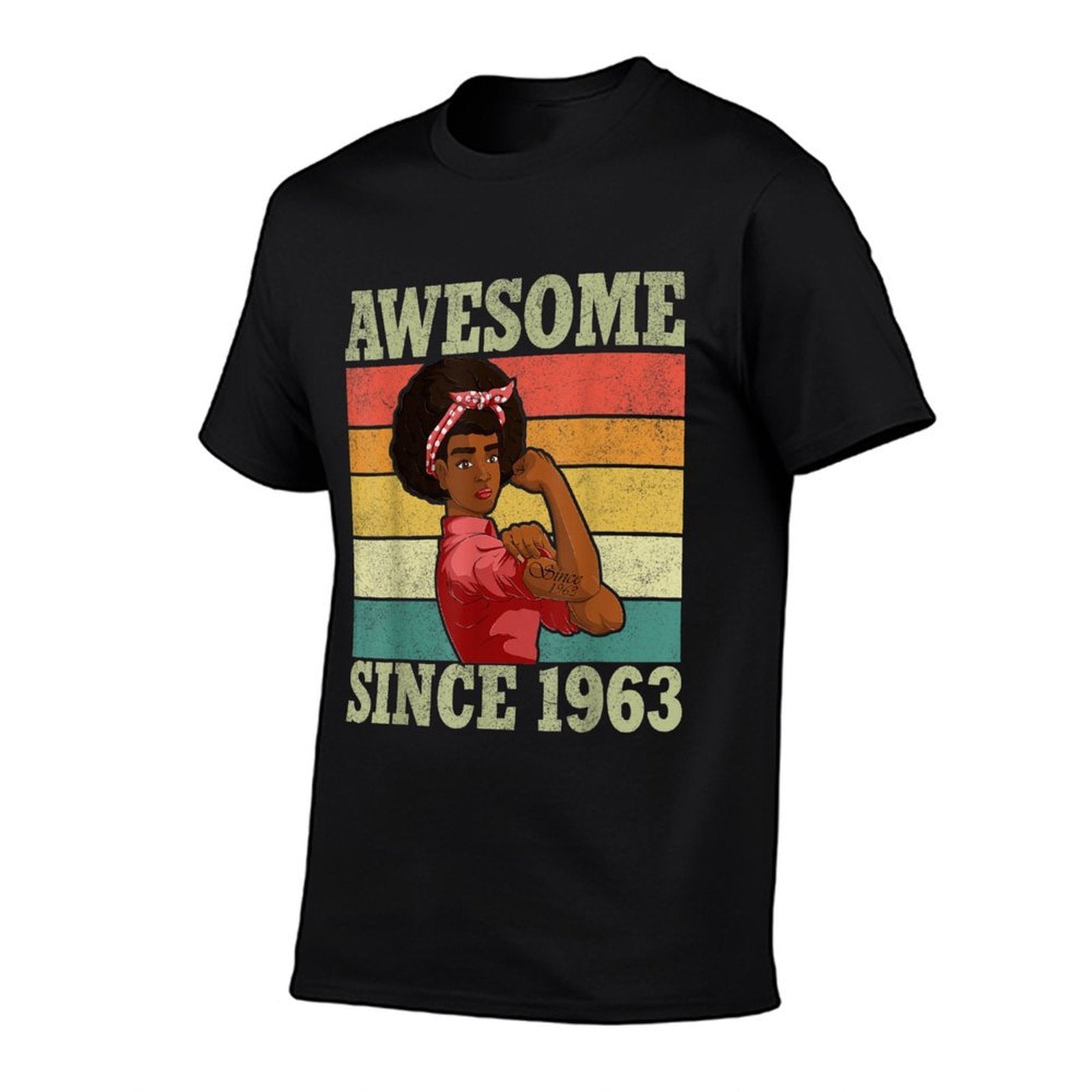 60th Birthday Ts For Women, Awesome Since 1963  Eco-friendly Material T-Shirt