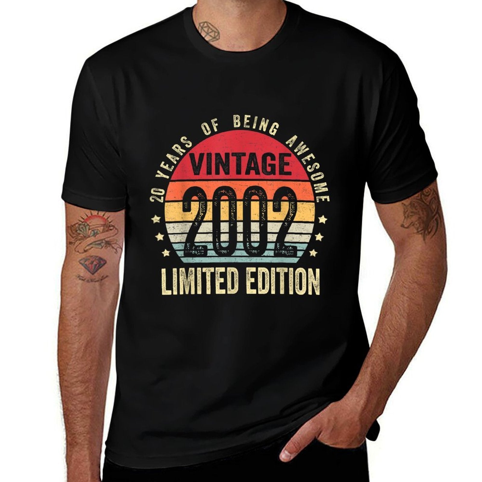 20 Year Old Gifts Vintage 2002 Limited Edition 20th Birthday  Affordable Price T-Shirt