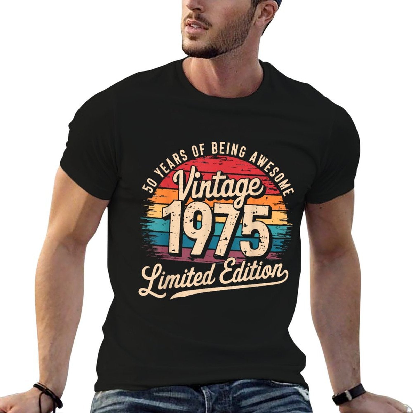 50 Year Birthday Decorations Men Gag 50yr 1975 50th Birthday  Classic T-Shirt